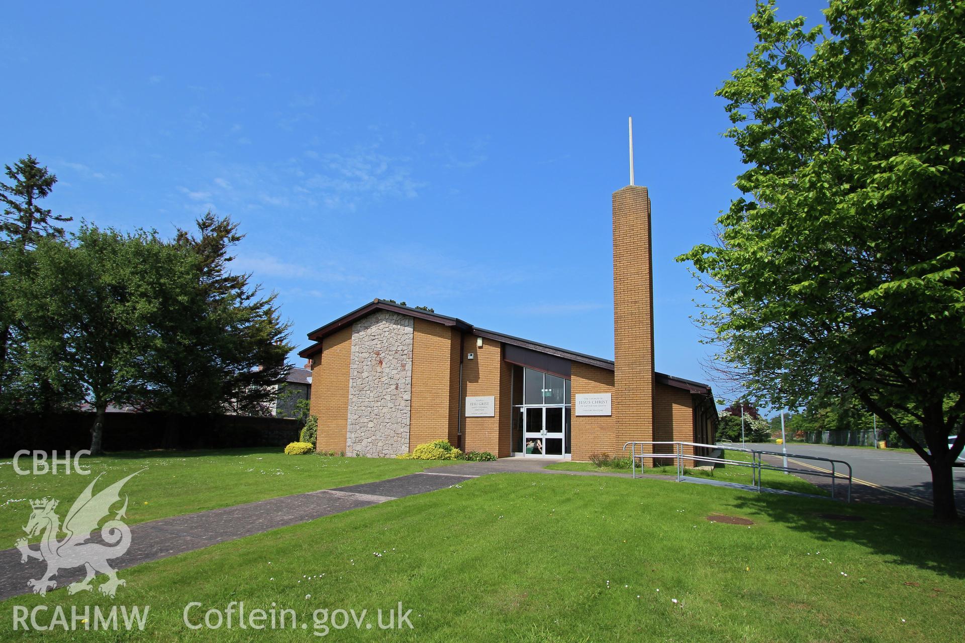 Vale Road Church of Latter Day Saints, Rhyl, front from west