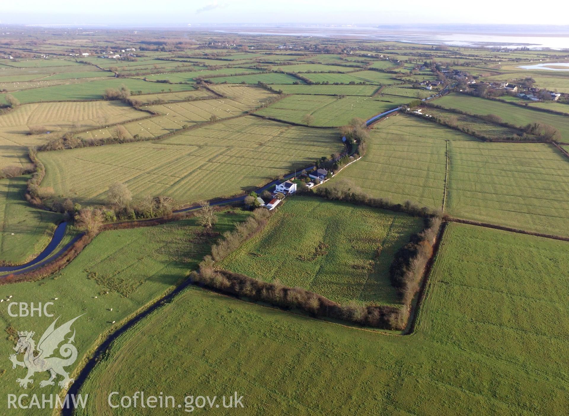 Photo showing Goldcliff Moated House Site, taken by Paul R. Davis, December 2017.