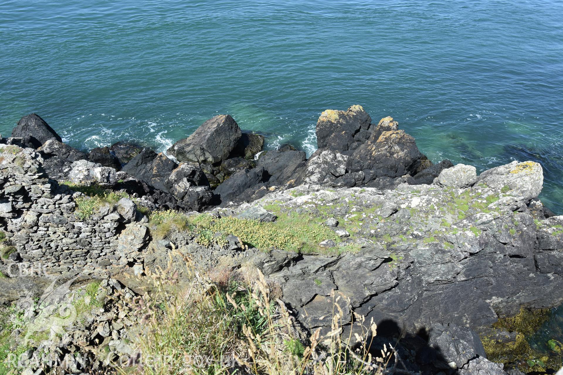 Penmaenmelyn copper mine. Investigator?s photographic survey for the CHERISH Project. ? Crown: CHERISH PROJECT 2019. Produced with EU funds through the Ireland Wales Co-operation Programme 2014-2020. All material made freely available through the Open Government Licence.