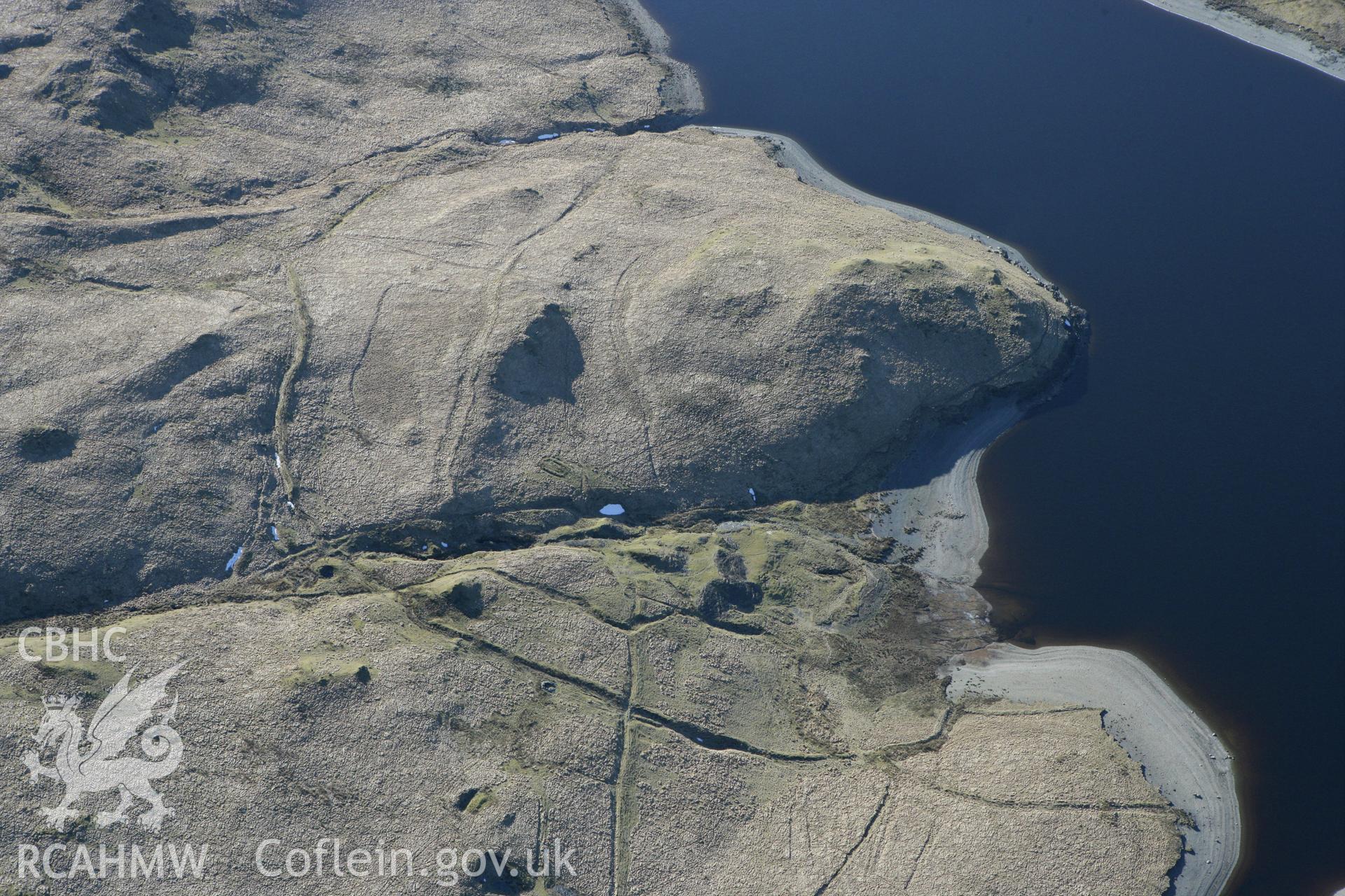 RCAHMW colour oblique photograph of Camddwr metal mine. Taken by Toby Driver on 08/03/2010.
