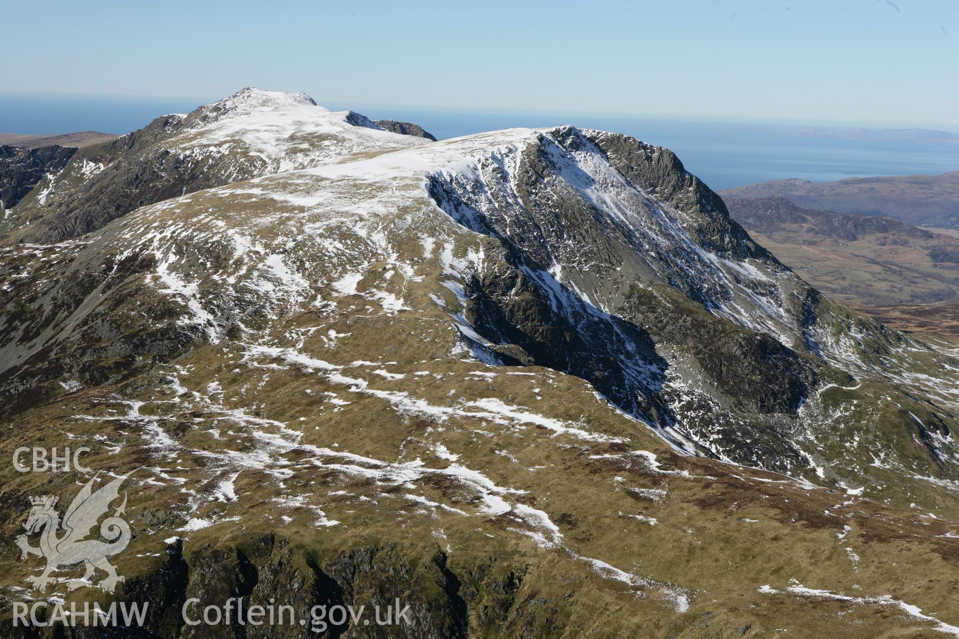 RCAHMW colour oblique photograph of Cadair Idris. Taken by Toby Driver on 08/03/2010.