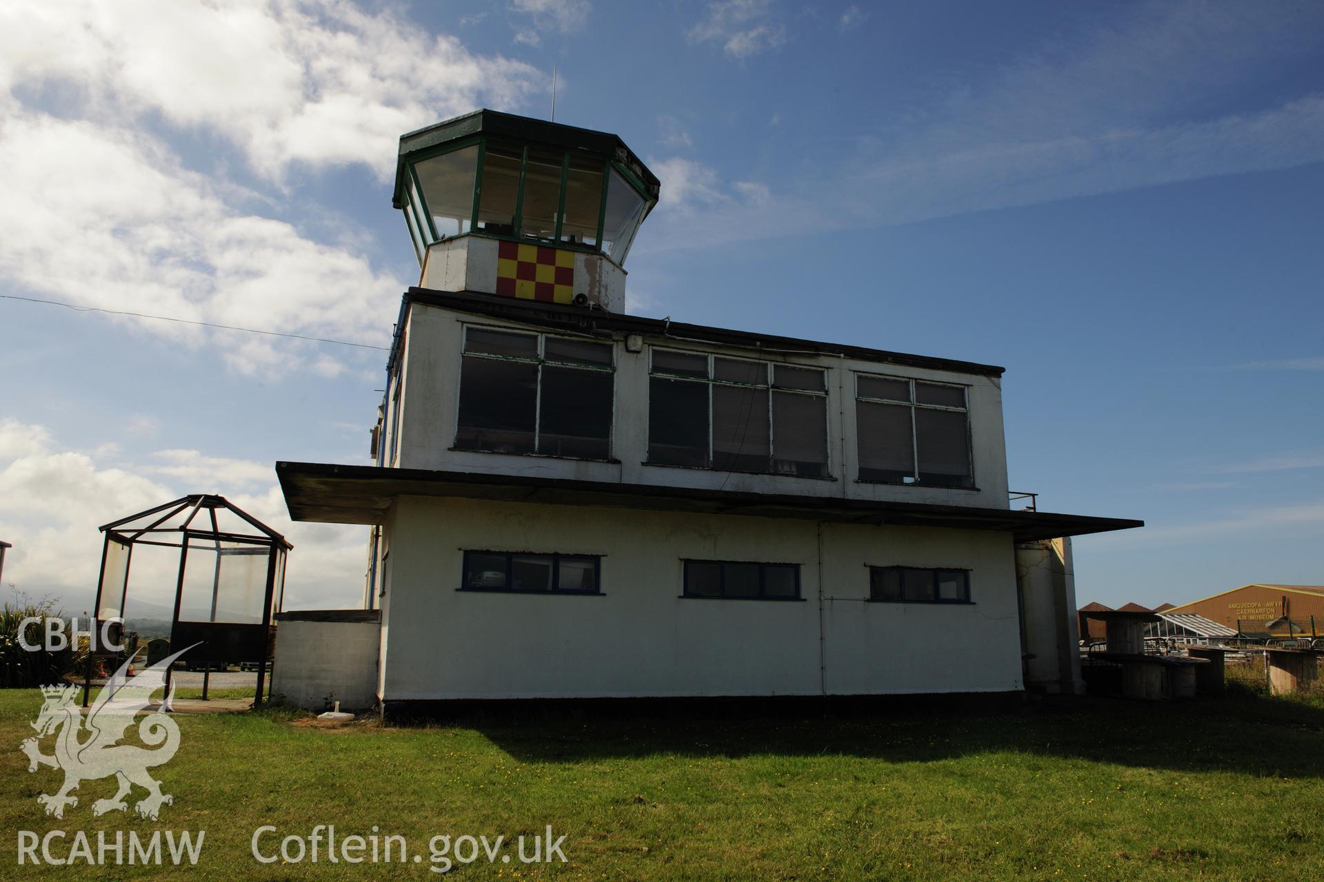 RAF Llandwrog, Caernarfon. Control Tower. External photographic survey prior to demolition.