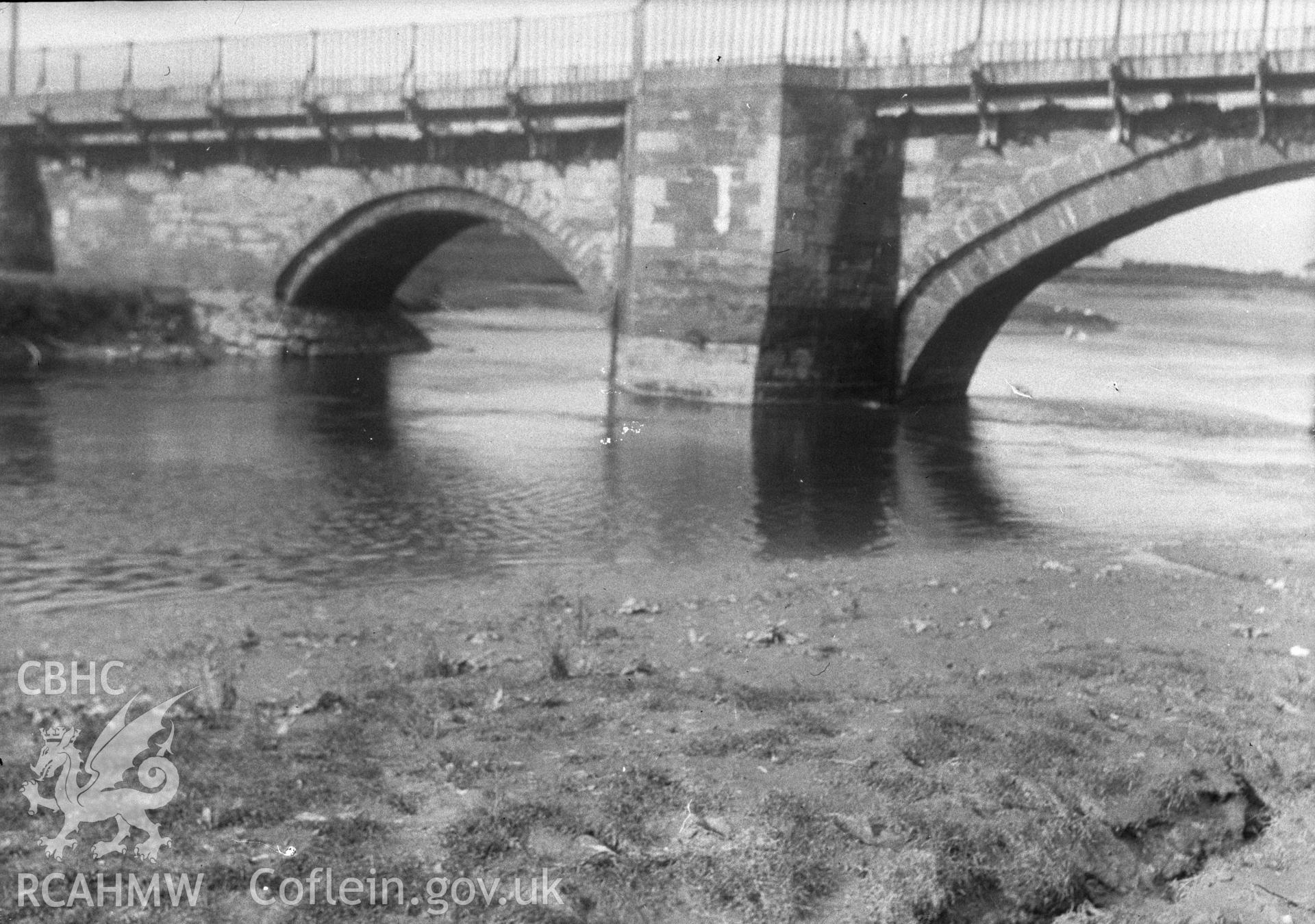 Digital copy of a view of Strata Florida Abbey taken in 1934 by D.O.E.