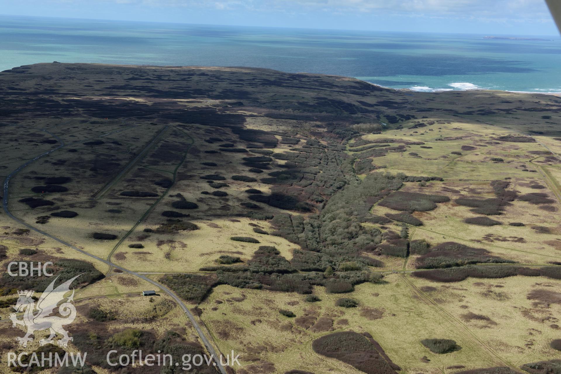 Castlemartin Training Area. Baseline aerial reconnaissance survey for the CHERISH Project. ? Crown: CHERISH PROJECT 2018. Produced with EU funds through the Ireland Wales Co-operation Programme 2014-2020. All material made freely available through the Open Government Licence.