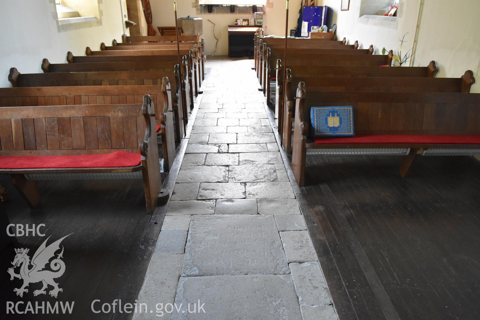 St Etheldreda's church, Hyssington, Nave Floor