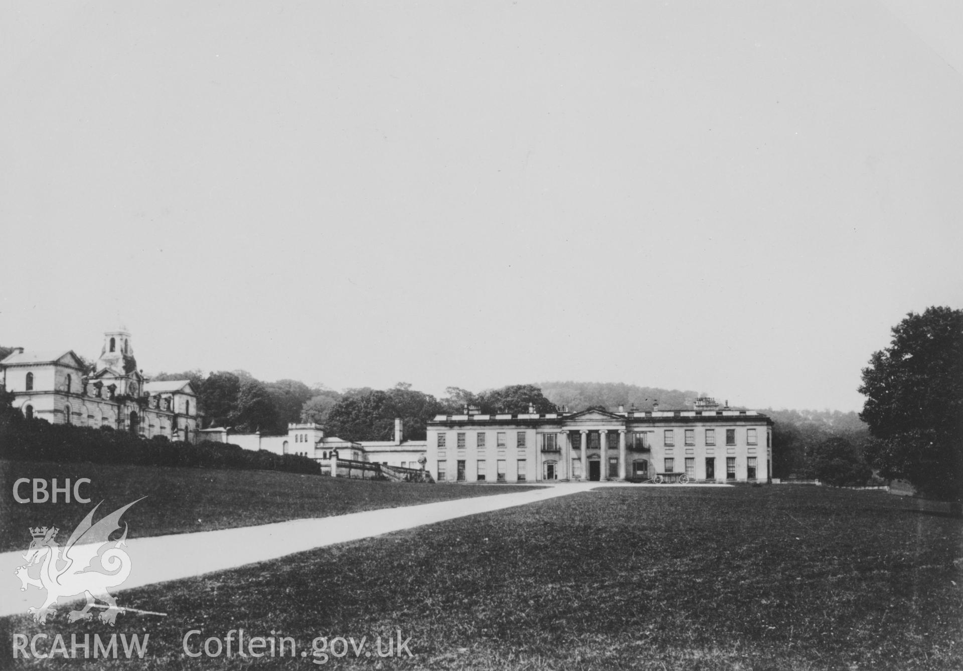 Digital copy of a view of Kinmel Park.