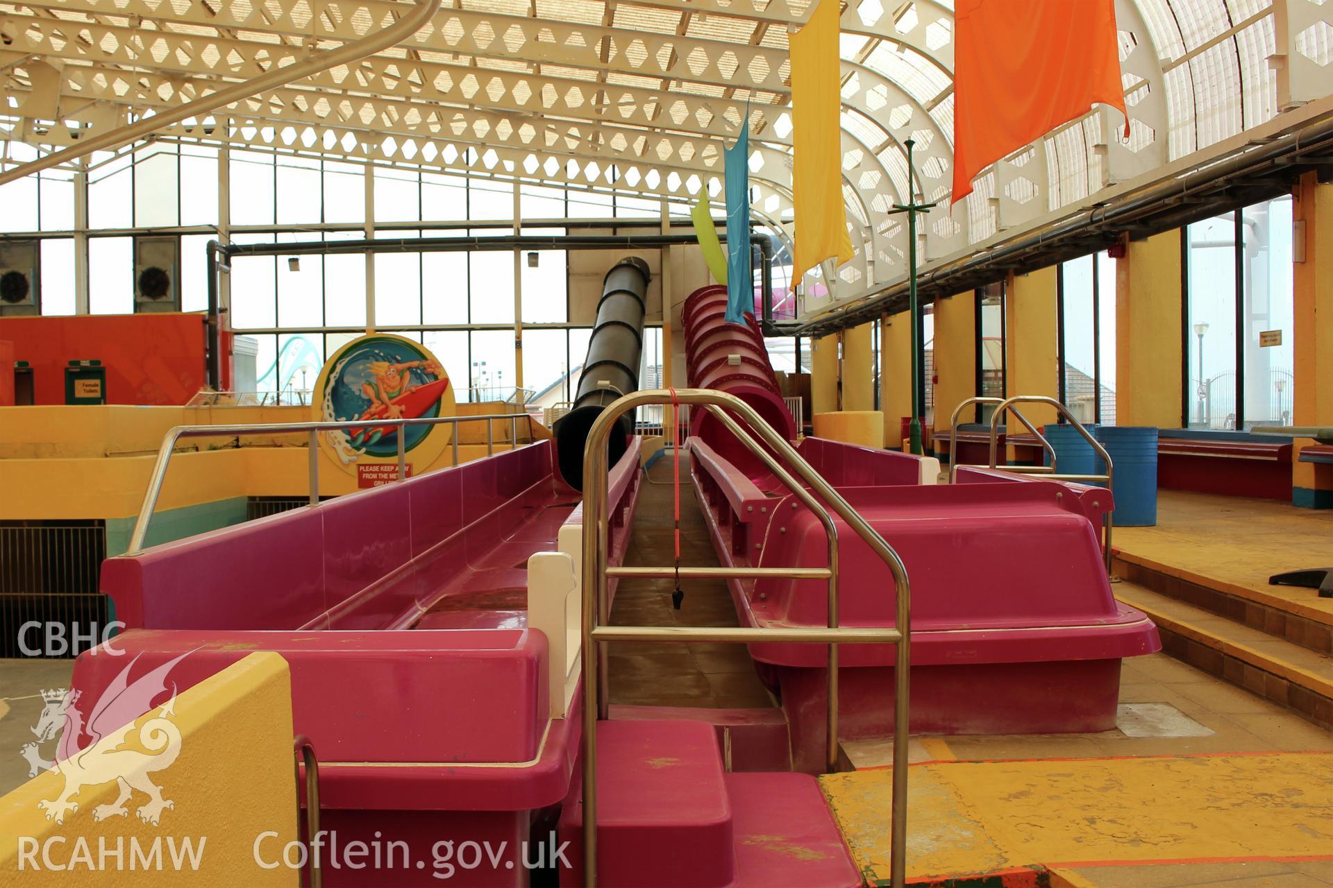 Slides at Rhyl Sun Centre, taken by Sue Fielding, 27th May 2016.