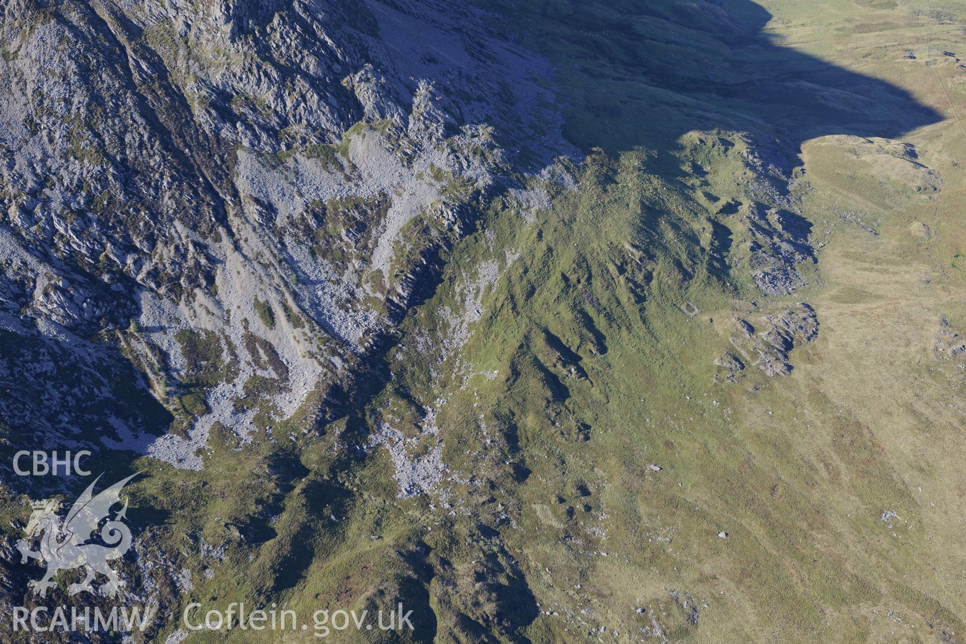 Cadair Idris. Oblique aerial photograph taken during the Royal Commission's programme of archaeological aerial reconnaissance by Toby Driver on 2nd October 2015.