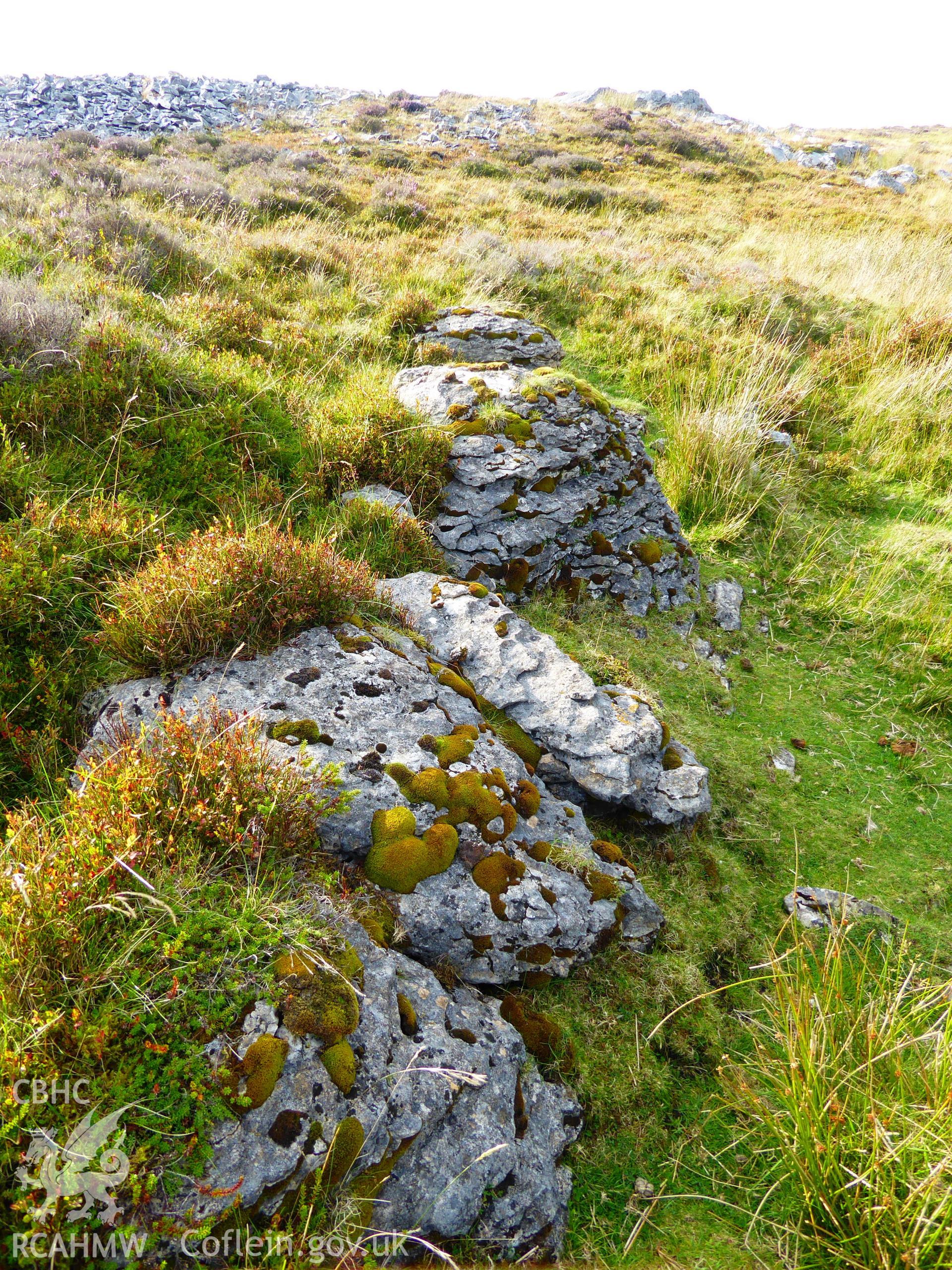 Colour photograph of the furnace and limekiln at Odyn Fach, Cefn yr Ystrad. Taken and donated by Alan Bowring, 2019.