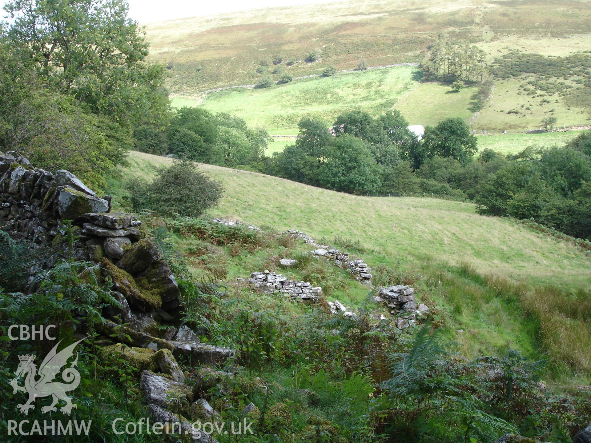 Digital colour photograph of Nant Bwch Complex taken on 16/09/2007 by R.P.Sambrook during the Black Mountains Central (North) Survey undertaken by Trysor.