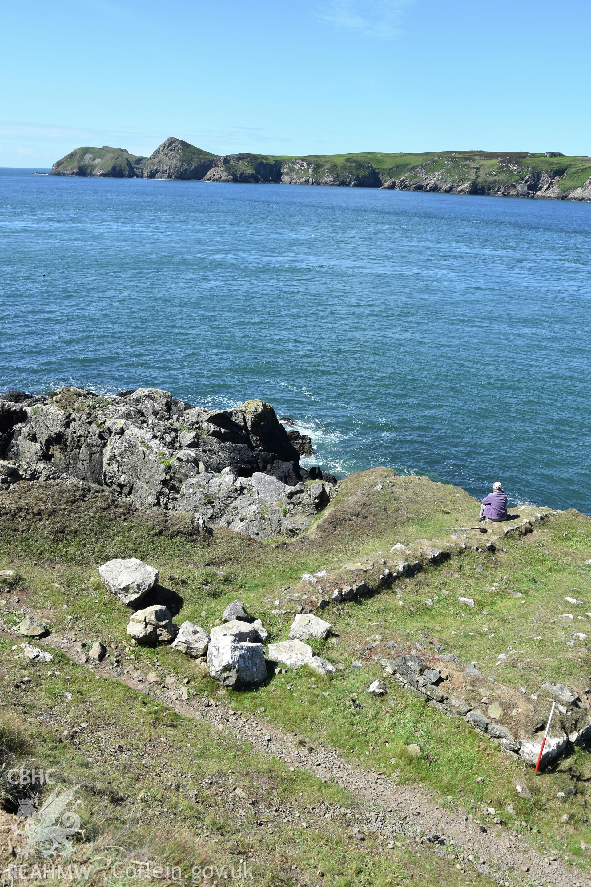 Penmaenmelyn copper mine. Investigator?s photographic survey for the CHERISH Project. ? Crown: CHERISH PROJECT 2019. Produced with EU funds through the Ireland Wales Co-operation Programme 2014-2020. All material made freely available through the Open Government Licence.