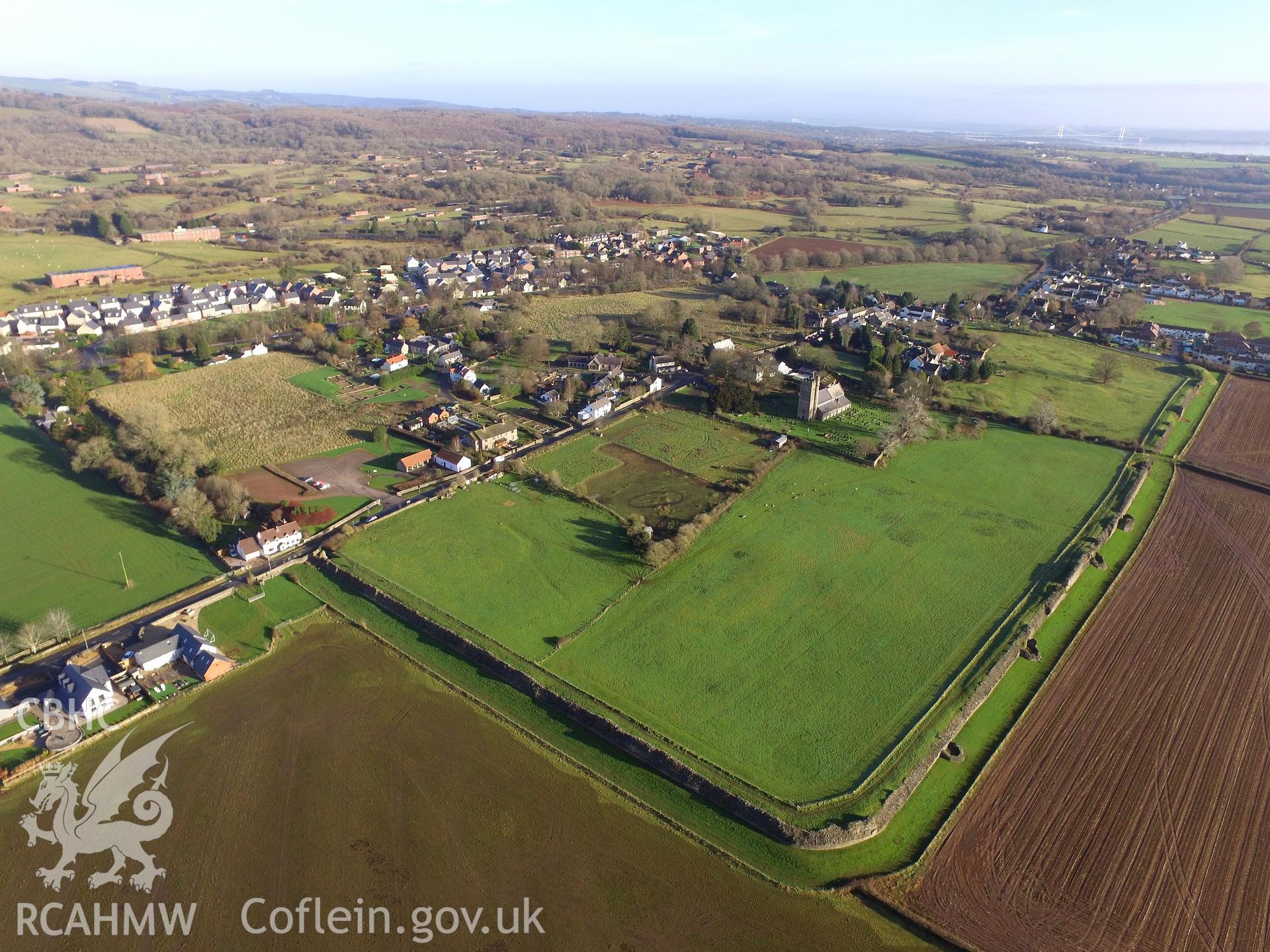 Photo showing Caerwent, taken by Paul R. Davis, December 2017.