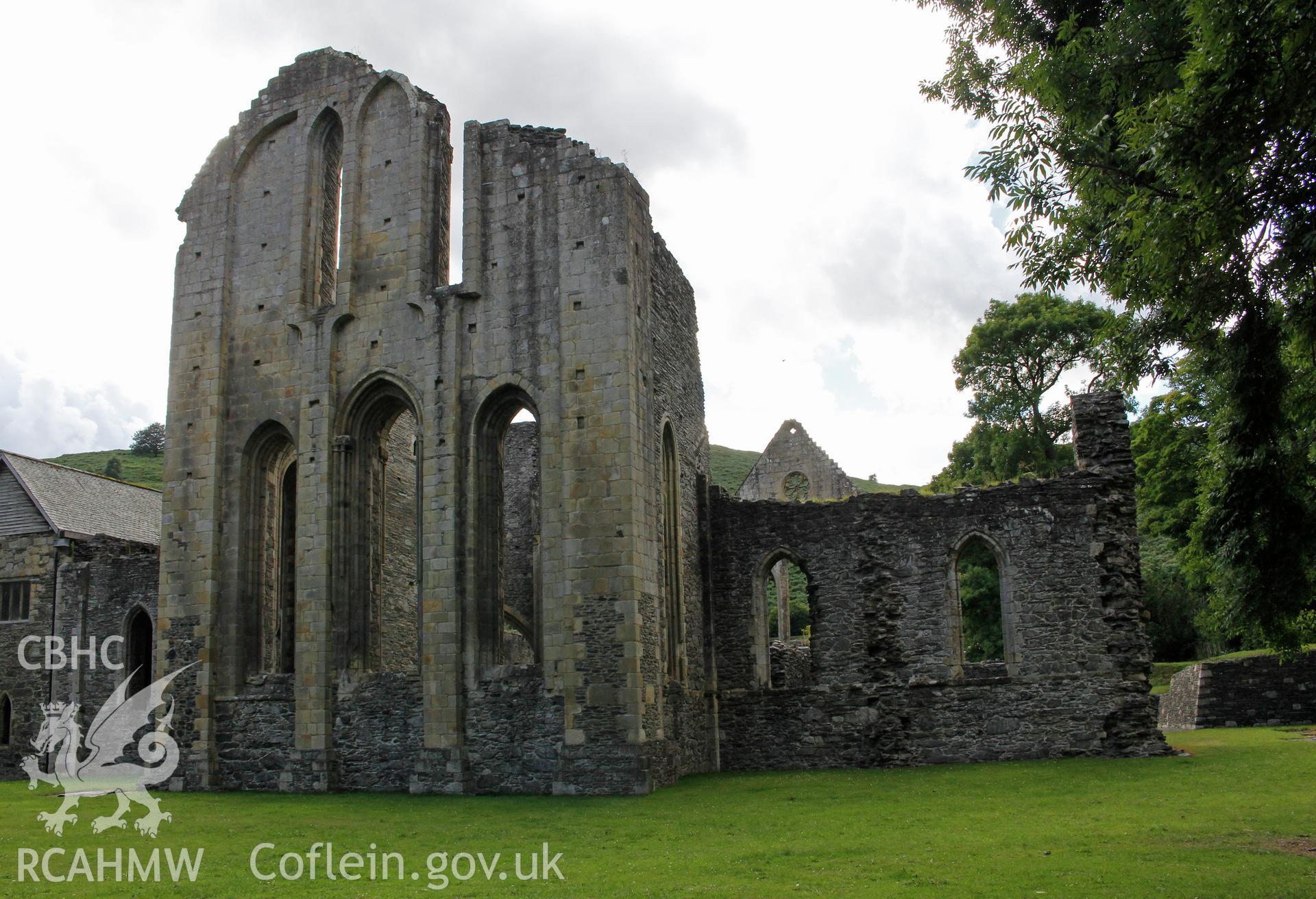 Valle Crucis Abbey: East end of abbey church