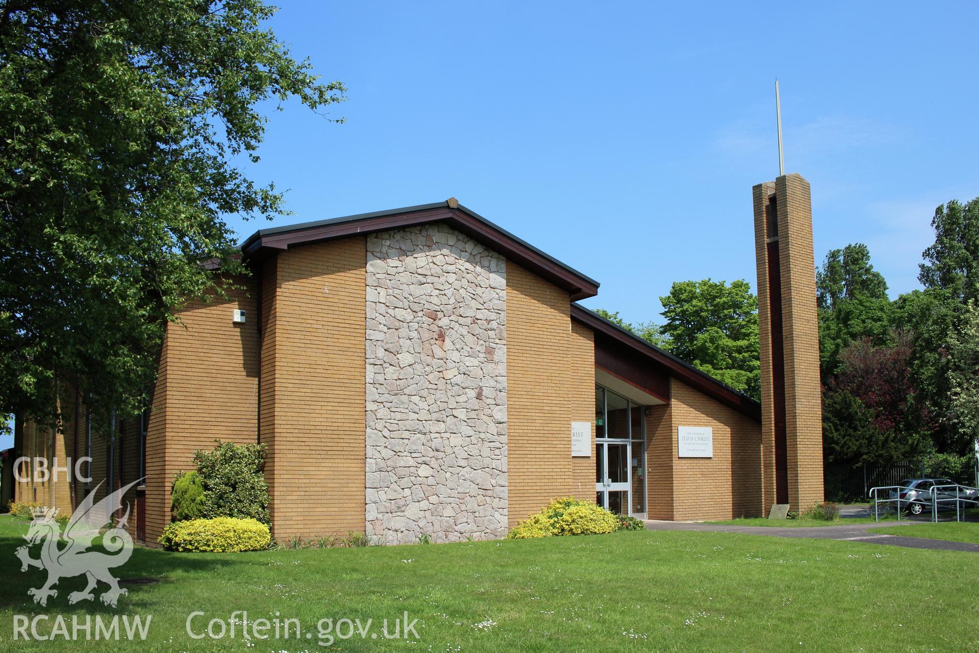 Vale Road Church of Latter Day Saints, Rhyl, front from west