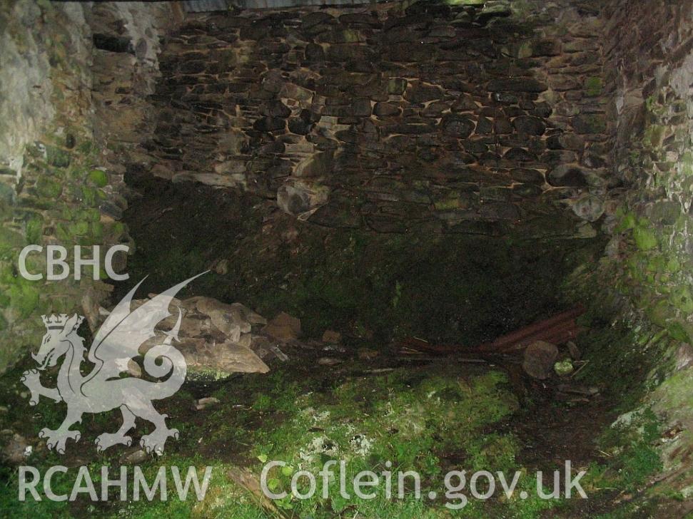 Allt Ddu farmhouse, outbuilding, uneven floor in west unit.