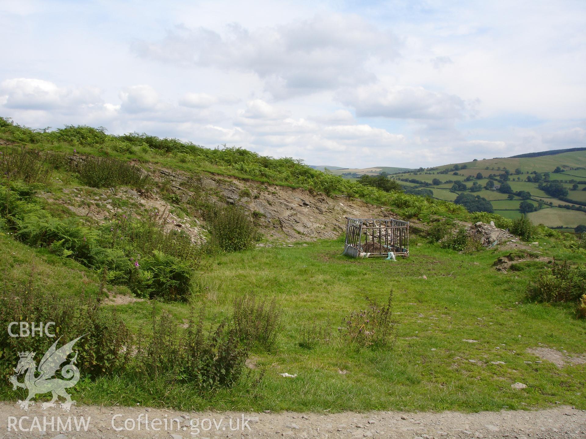 Quarry, looking east.
