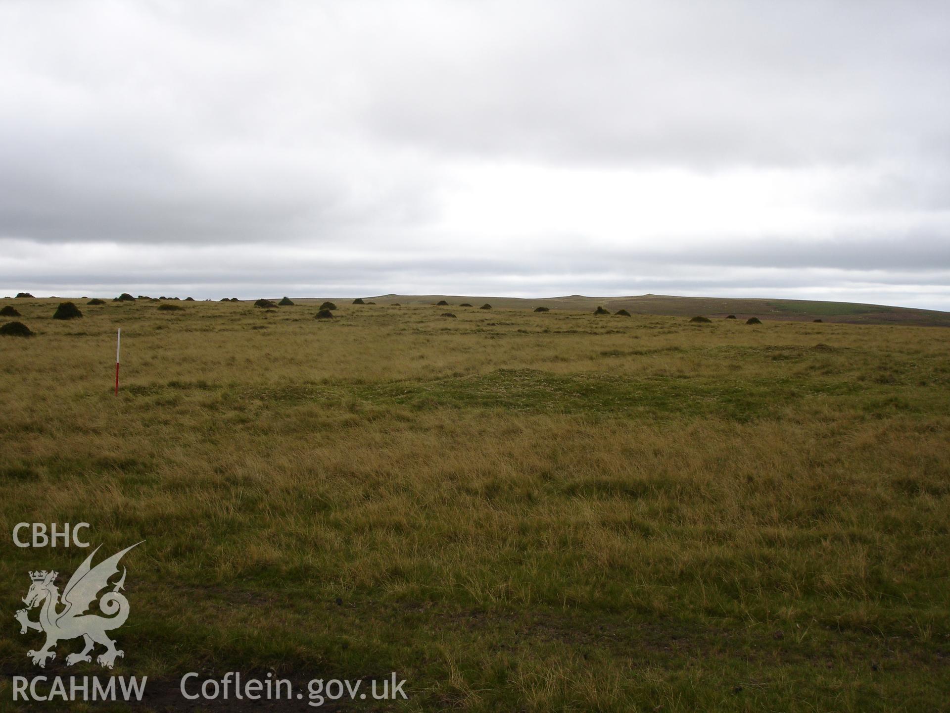 Mound, looking southwest.