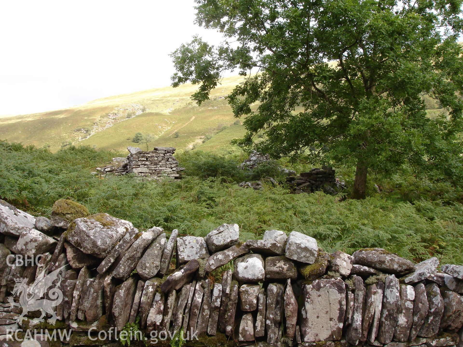 Digital colour photograph of Nant Isaf Dwelling taken on 16/09/2007 by R.P.Sambrook during the Black Mountains Central (North) Survey undertaken by Trysor.