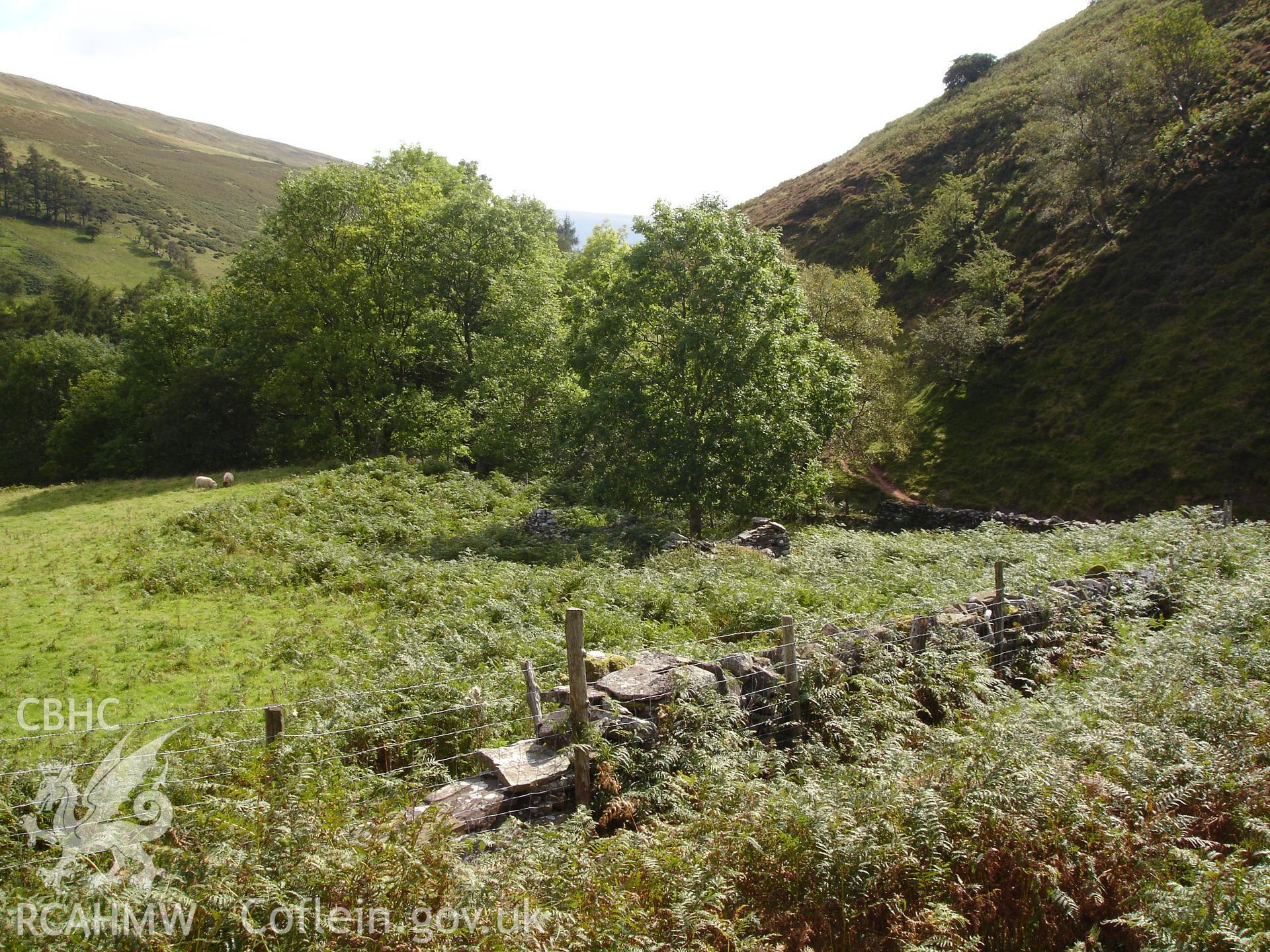 Digital colour photograph of Nant Isaf Dwelling taken on 16/09/2007 by R.P.Sambrook during the Black Mountains Central (North) Survey undertaken by Trysor.