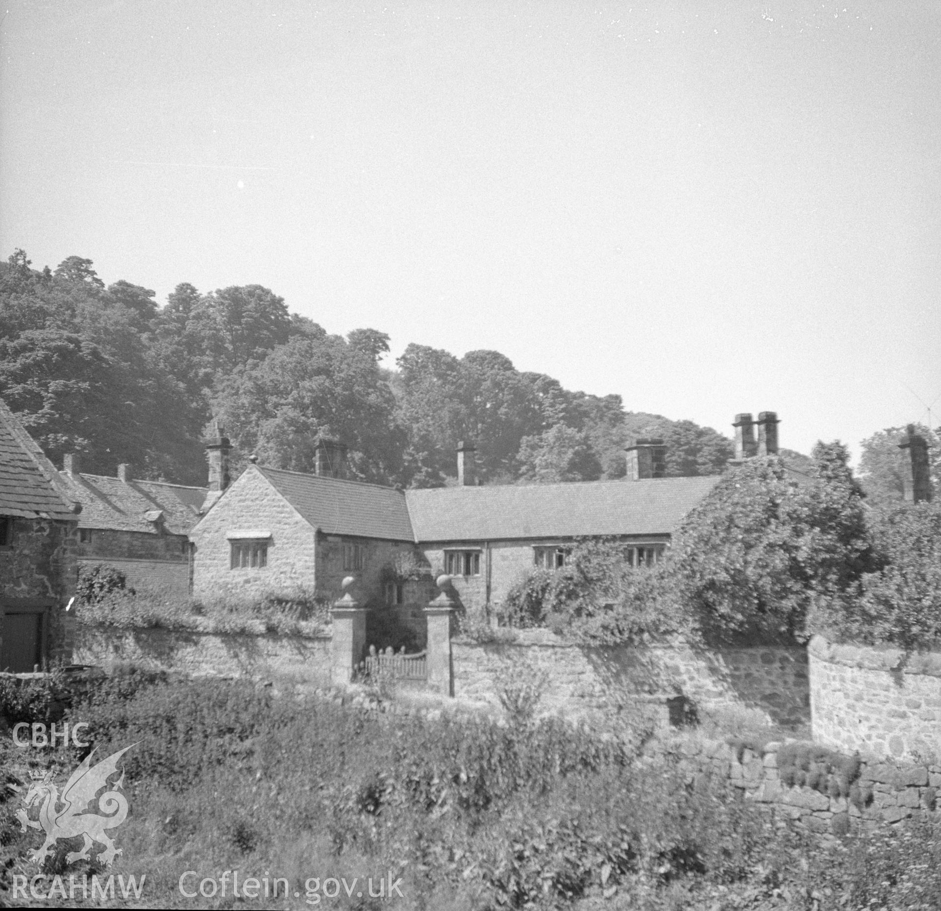 Digital copy of an undated nitrate negative showing an exterior view of Bryn Iorcyn.