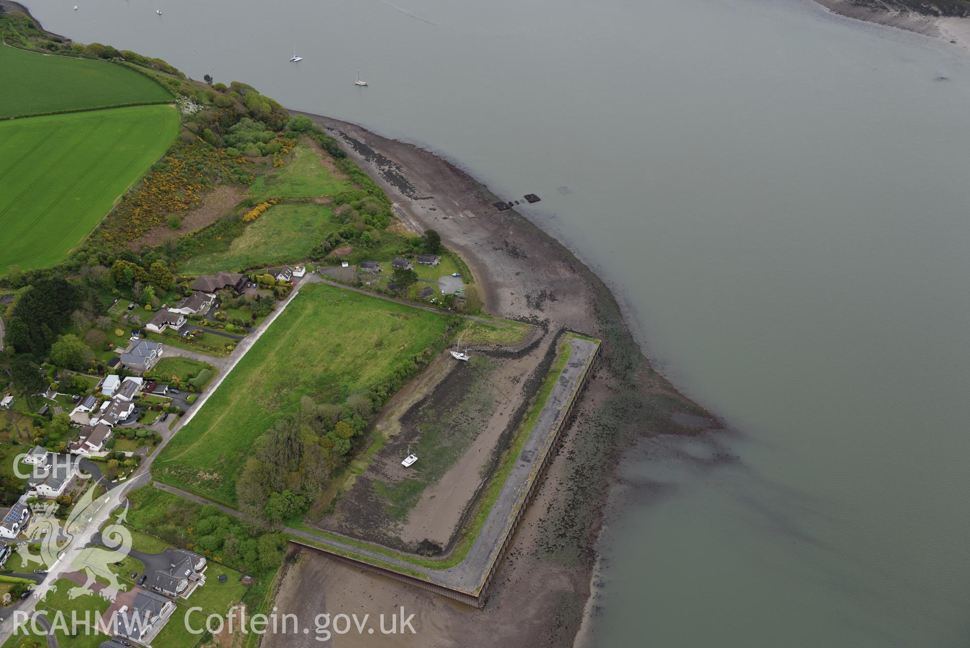 Burton Ferry. Baseline aerial reconnaissance survey for the CHERISH Project. ? Crown: CHERISH PROJECT 2017. Produced with EU funds through the Ireland Wales Co-operation Programme 2014-2020. All material made freely available through the Open Government Licence.