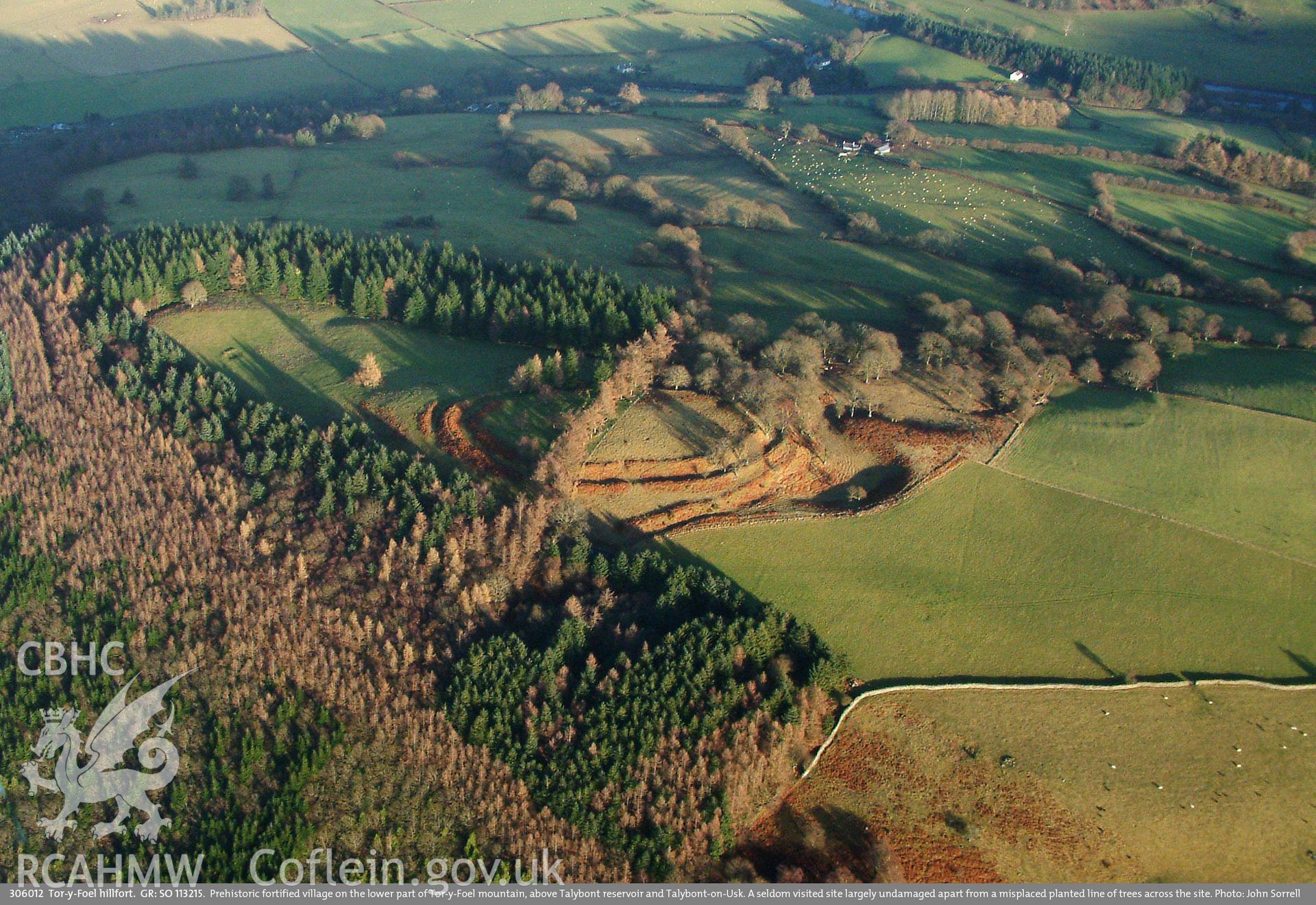 View of Tump Wood Camp, taken by John Sorrell, 2005.