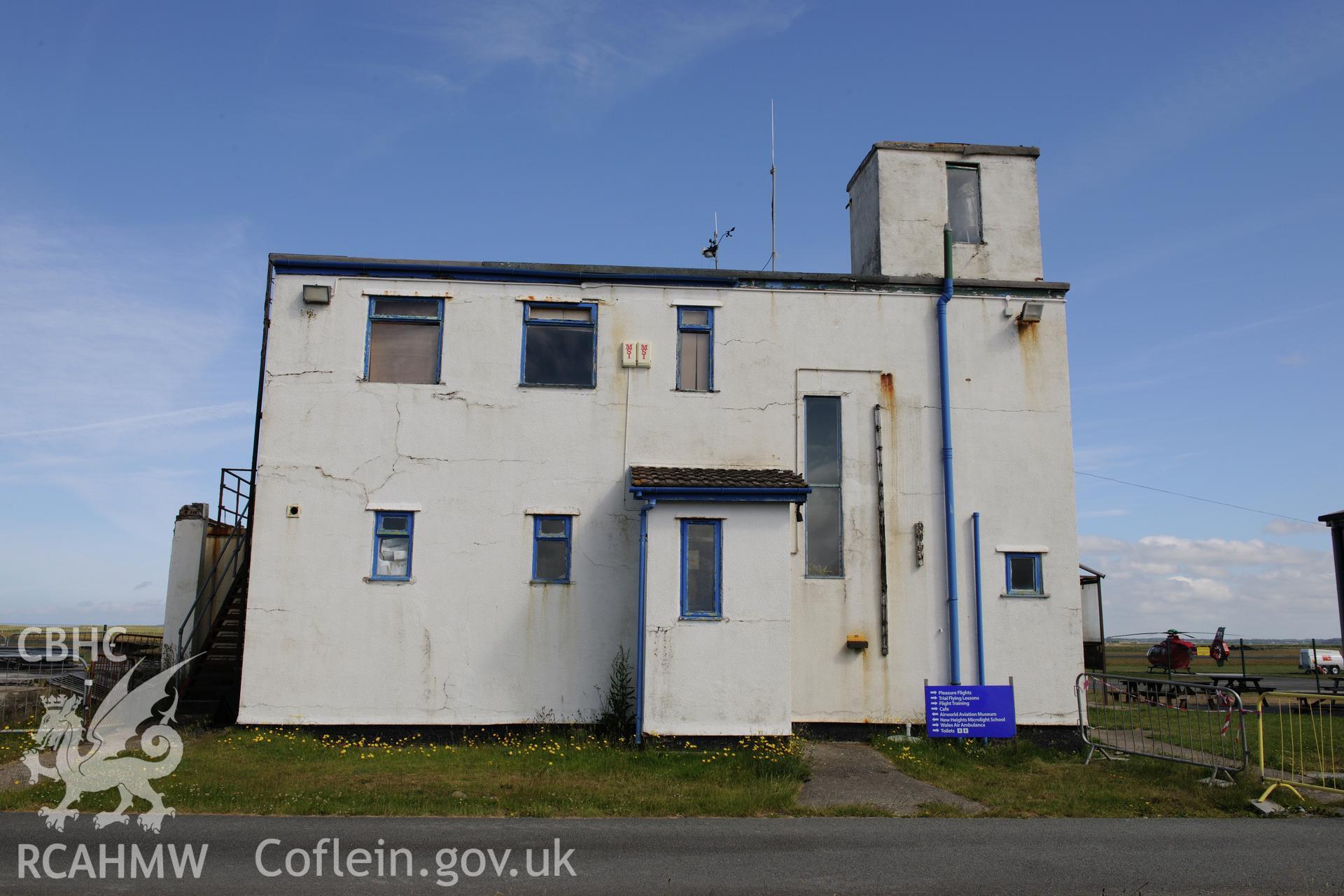 RAF Llandwrog, Caernarfon. Control Tower. External photographic survey prior to demolition.