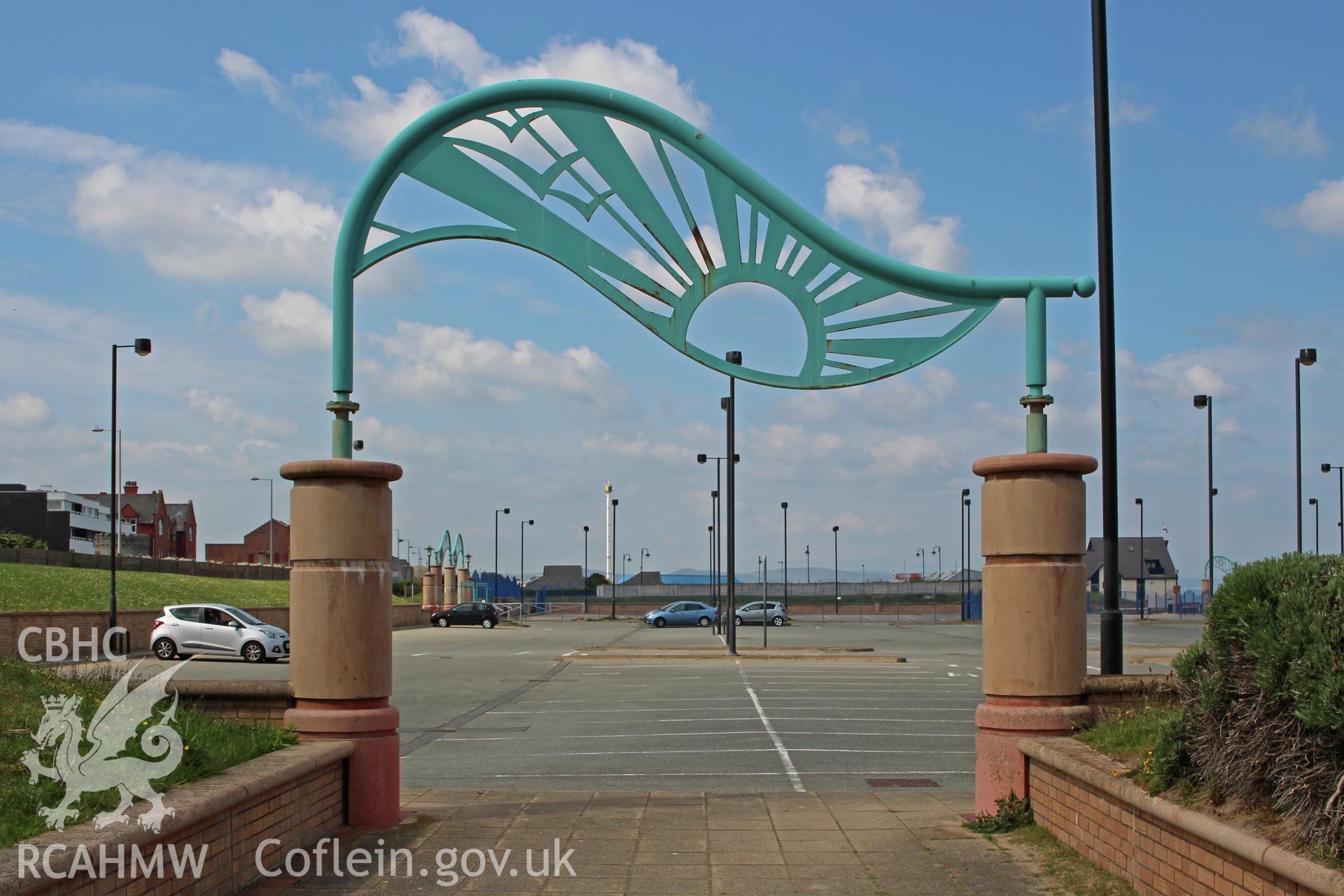 Exterior view of Rhyl Sun Centre, taken by Sue Fielding, 27th May 2016.
