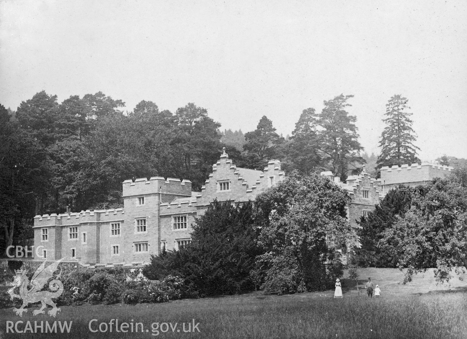 Postcard view showing Maesgwynne, Llanboidy.