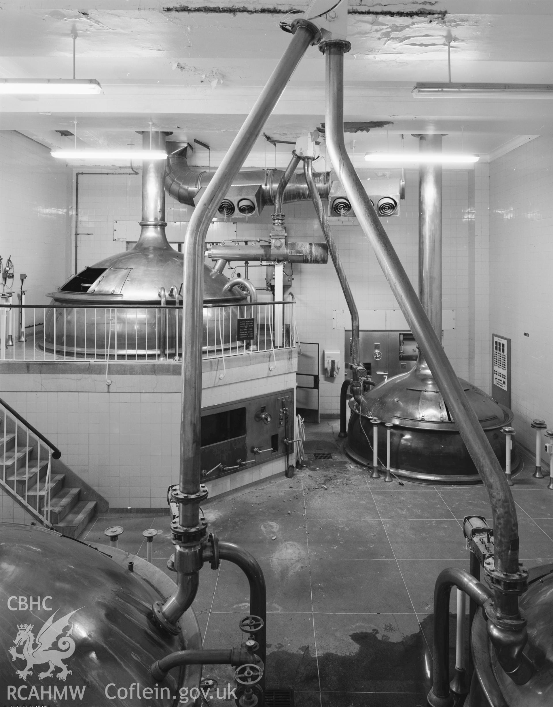 Brewing hall: copper tuns
