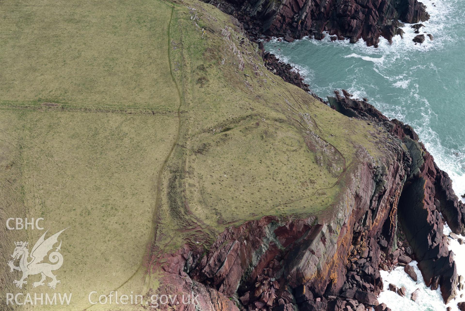 West Pickard Camp. Baseline aerial reconnaissance survey for the CHERISH Project. ? Crown: CHERISH PROJECT 2018. Produced with EU funds through the Ireland Wales Co-operation Programme 2014-2020. All material made freely available through the Open Government Licence.