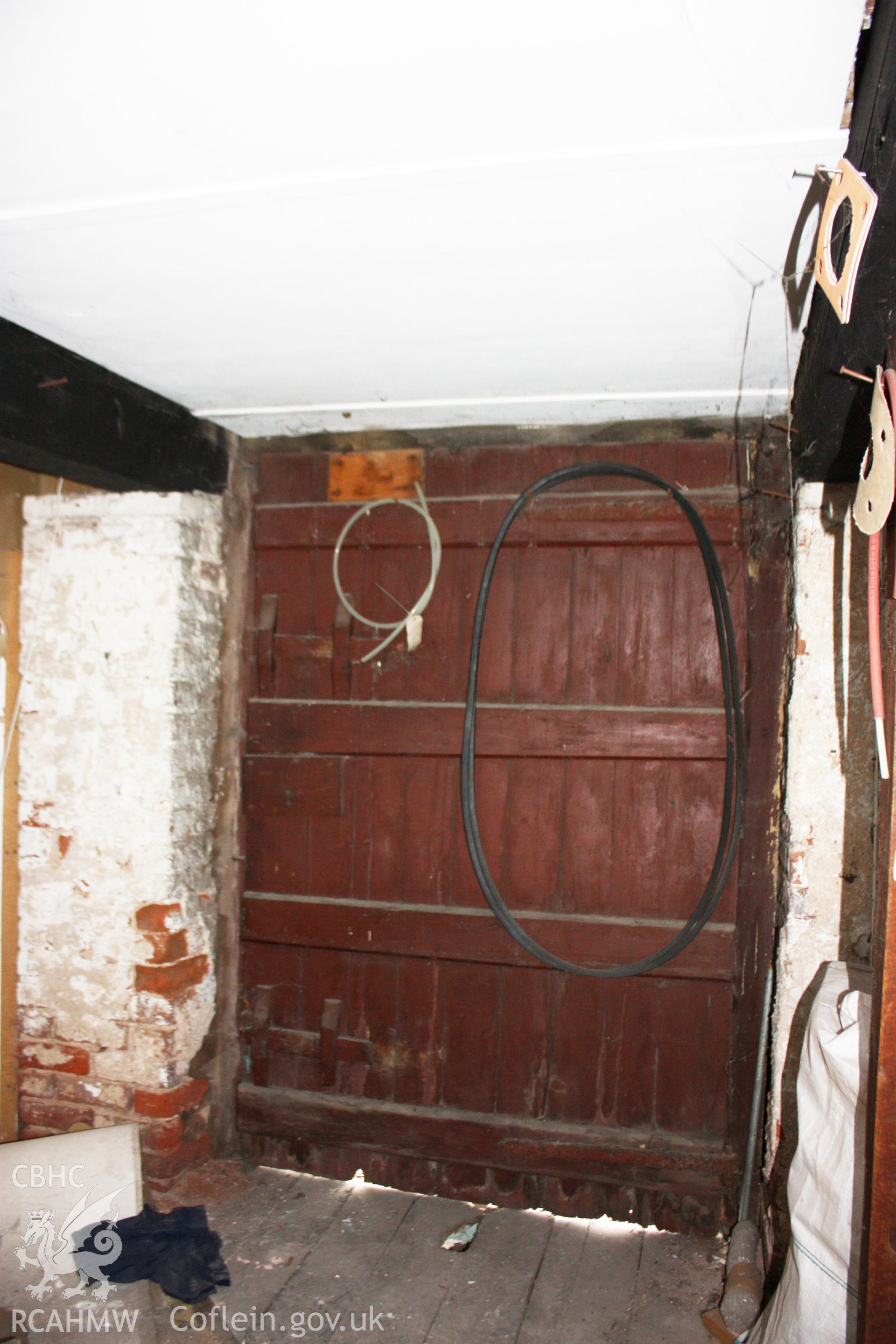 Photographic survey showing interior of door at the former Phoenix Foundry by Geoff Ward, 2011.