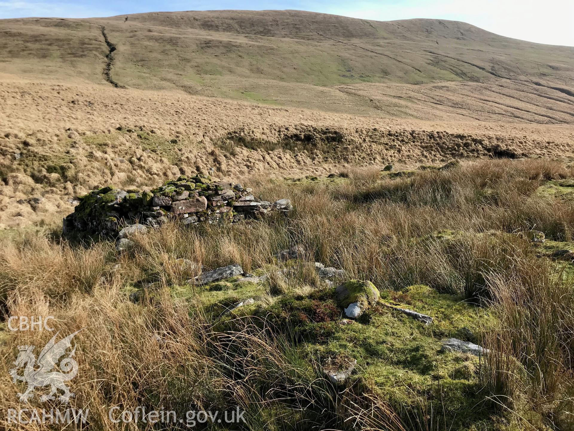 Colour photograph of Nedd Fechan deserted rural settlement, in the Brecon Beacons, taken by Paul R. Davis on 23rd February 2019.