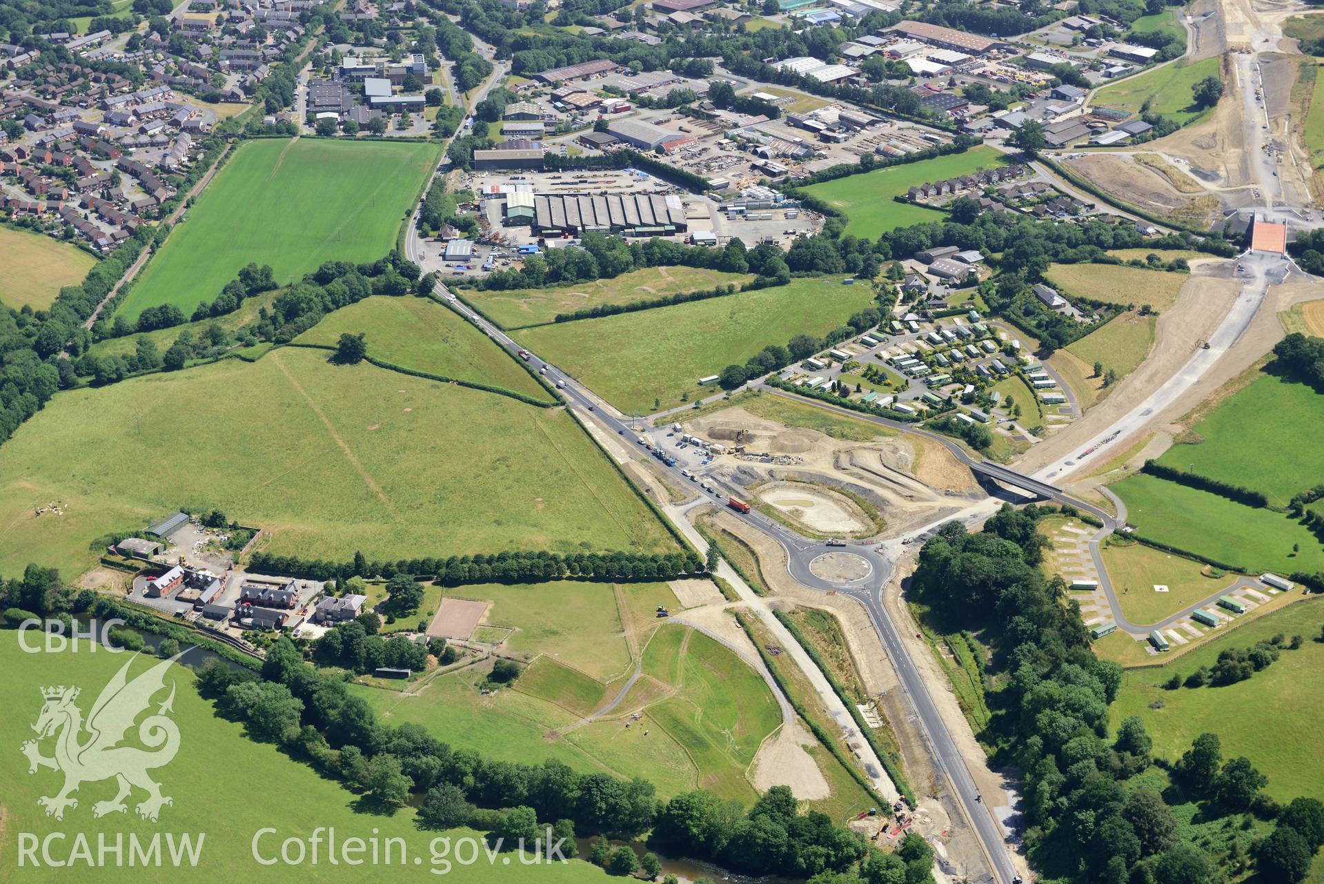 Royal Commission aerial reconnaissance of the construction of the Newtown Bypass, 28th June 2018.