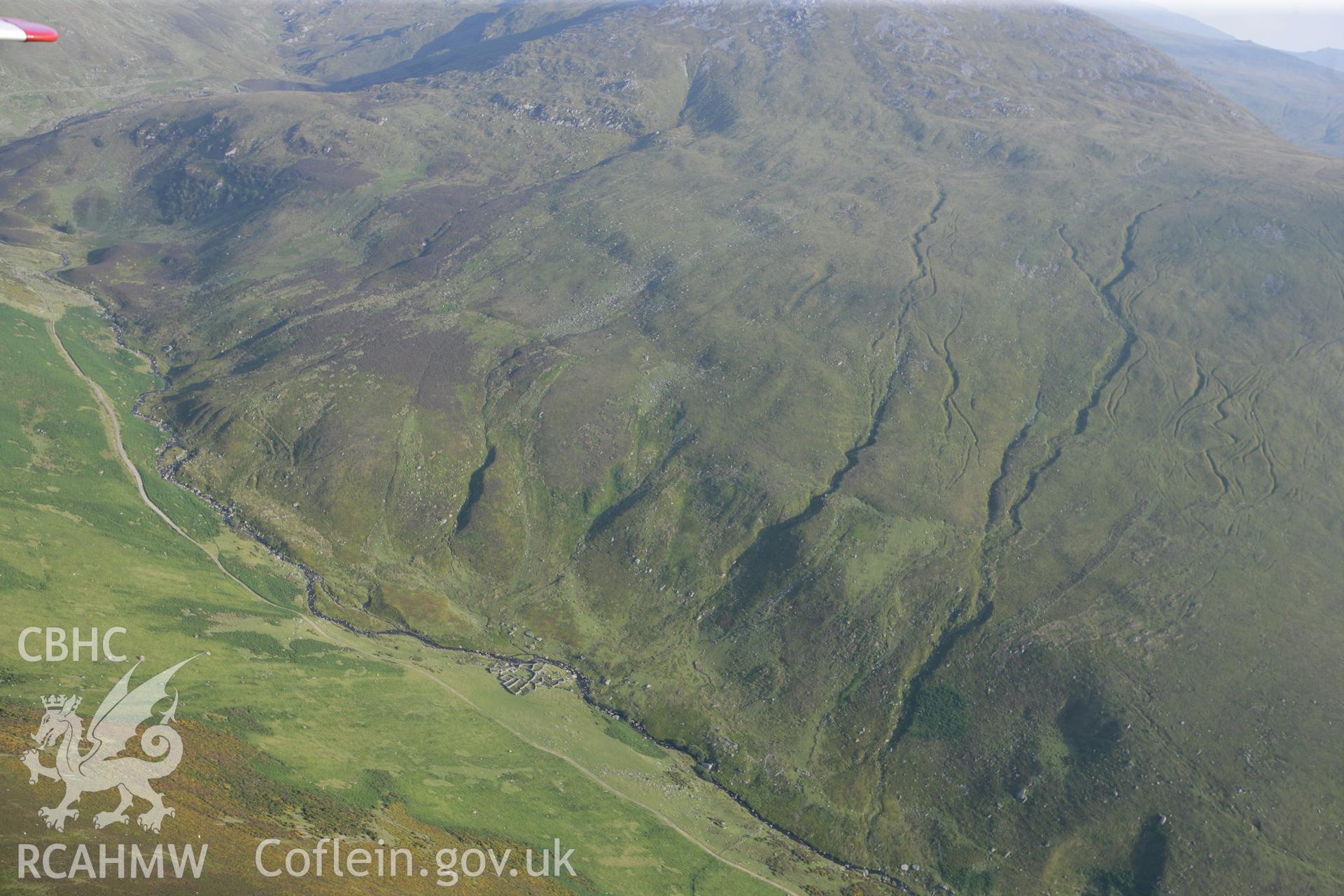 RCAHMW colour oblique photograph of Anafon sheepfold. Taken by Toby Driver and Oliver Davies on 27/07/2011.