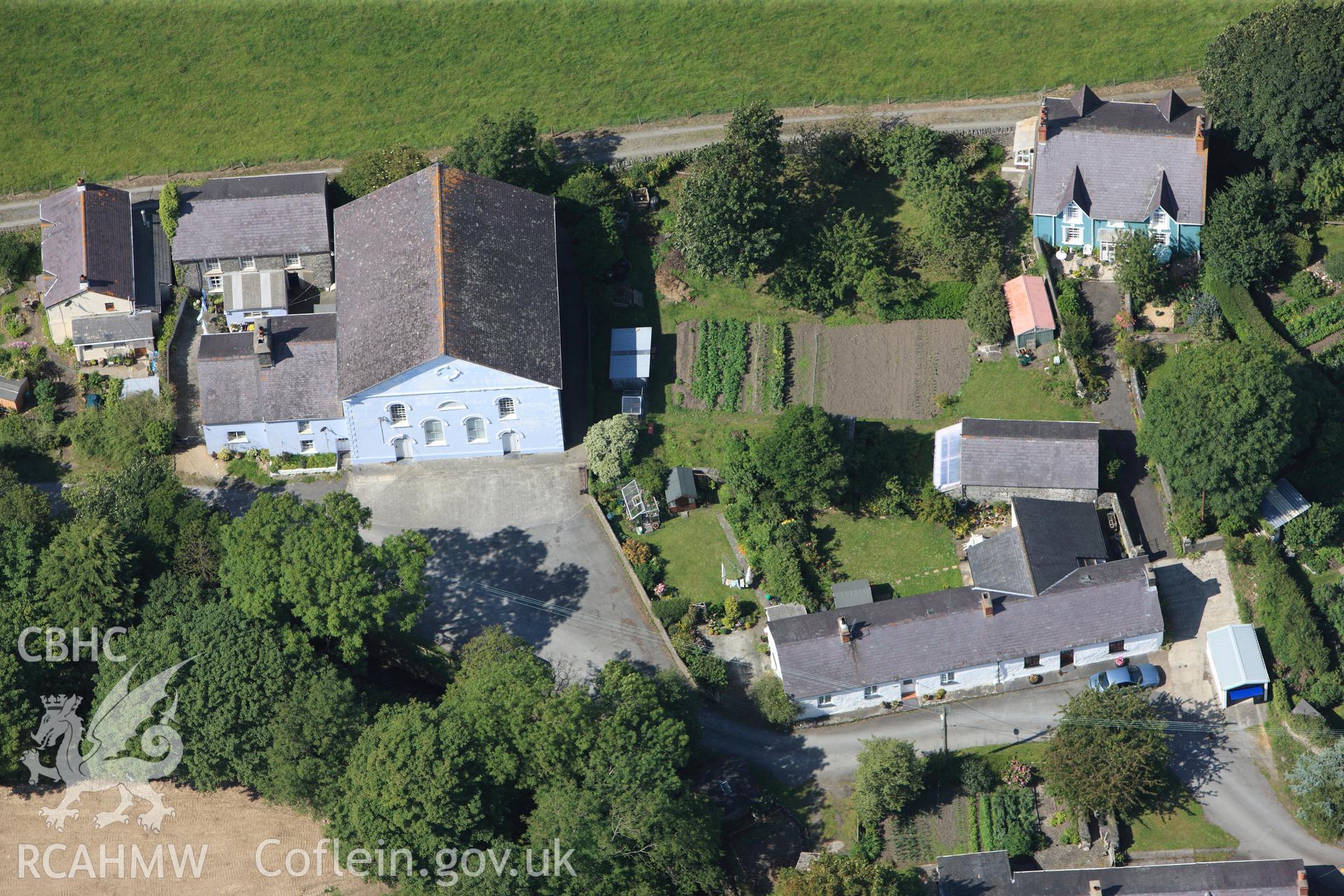 RCAHMW colour oblique photograph of Capel Mawr. Taken by Toby Driver and Oliver Davies on 28/06/2011.