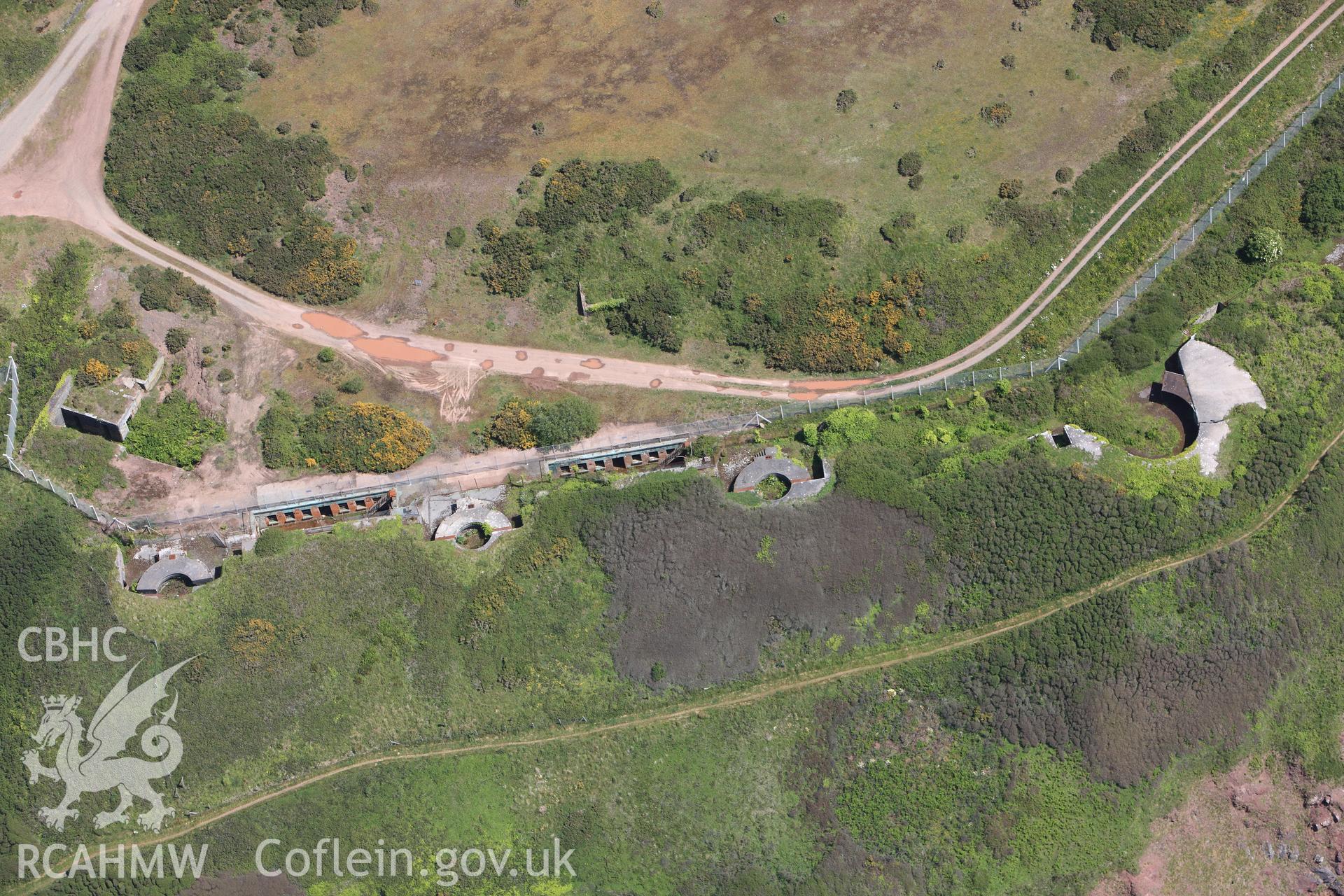 RCAHMW colour oblique photograph of South Hook Fort. Taken by Toby Driver on 24/05/2011.