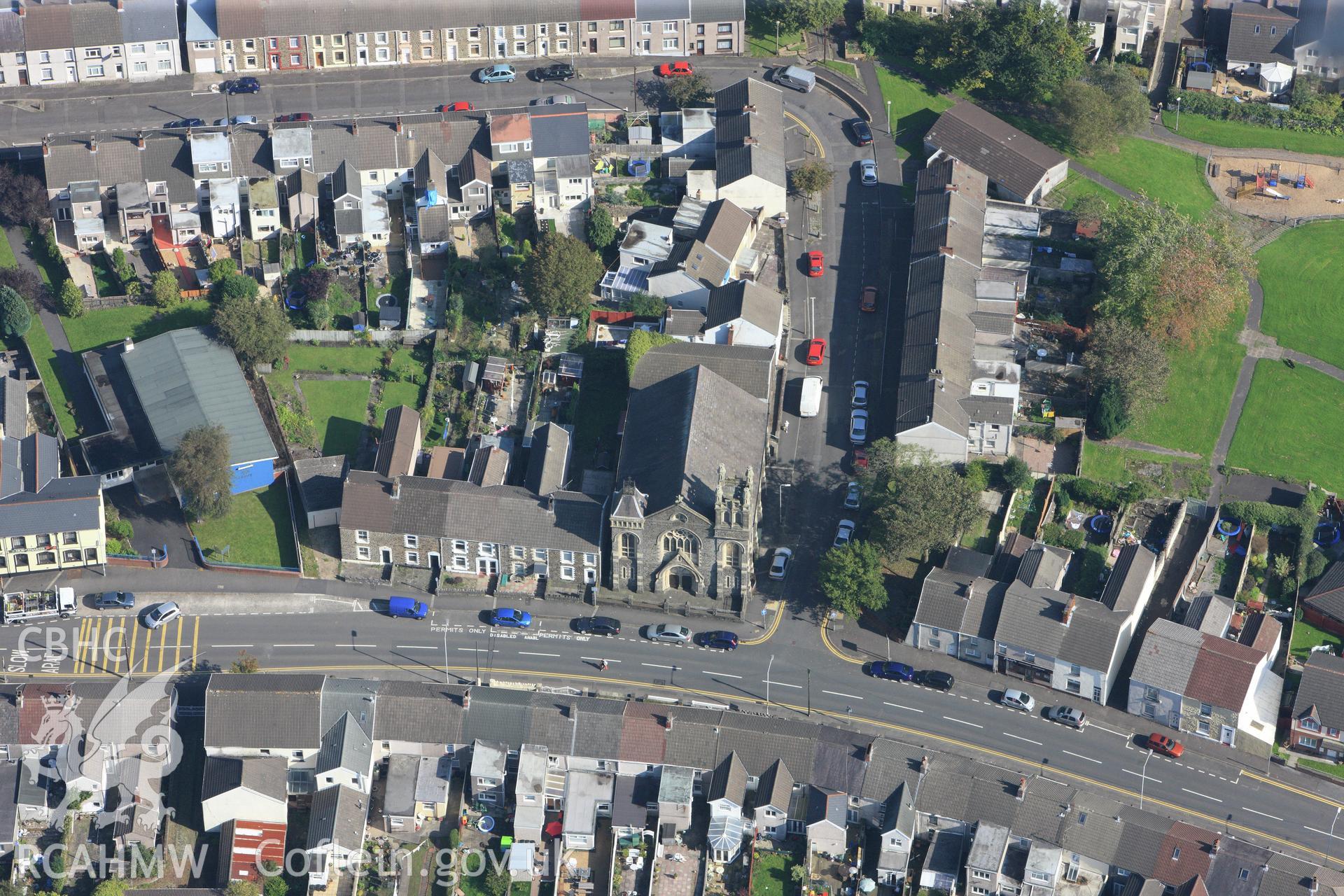 RCAHMW colour oblique photograph of Siloh Chapel, from the west. Taken by Toby Driver and Oliver Davies on 28/09/2011.