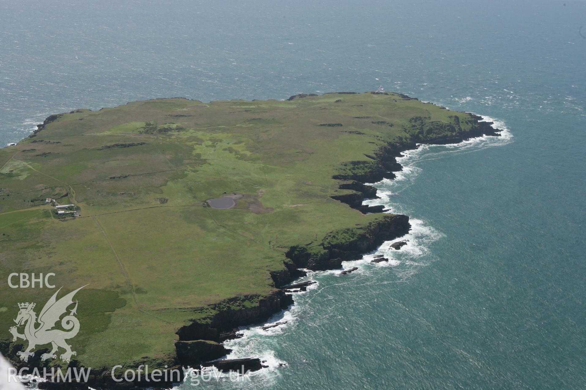 RCAHMW colour oblique photograph of Skokholm Island. Taken by Toby Driver on 24/05/2011.