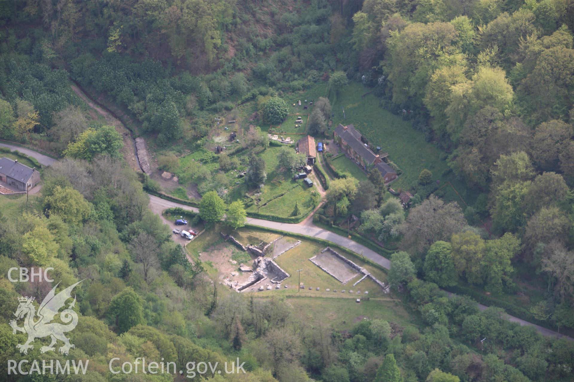 RCAHMW colour oblique photograph of Blast Furnace, Tintern. Taken by Toby Driver on 26/04/2011.