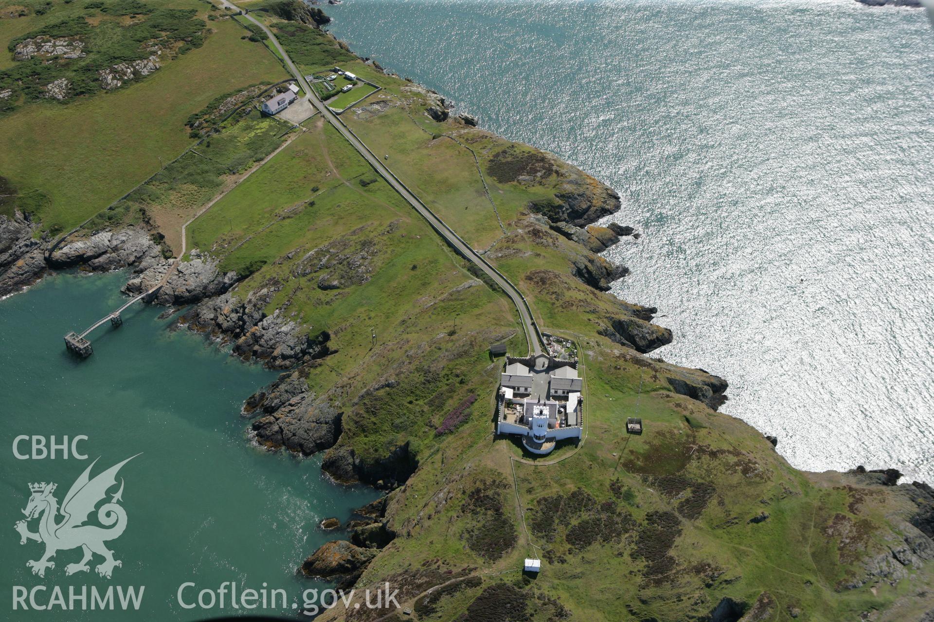 RCAHMW colour oblique photograph of Point Lynas Lighthouse. Taken by Toby Driver on 20/07/2011.