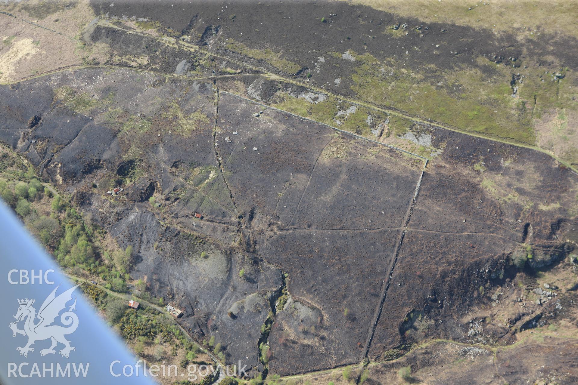 RCAHMW colour oblique photograph of Crimea Colliery and Canal Quay, Ystalyfera. Taken by Toby Driver on 08/04/2011.
