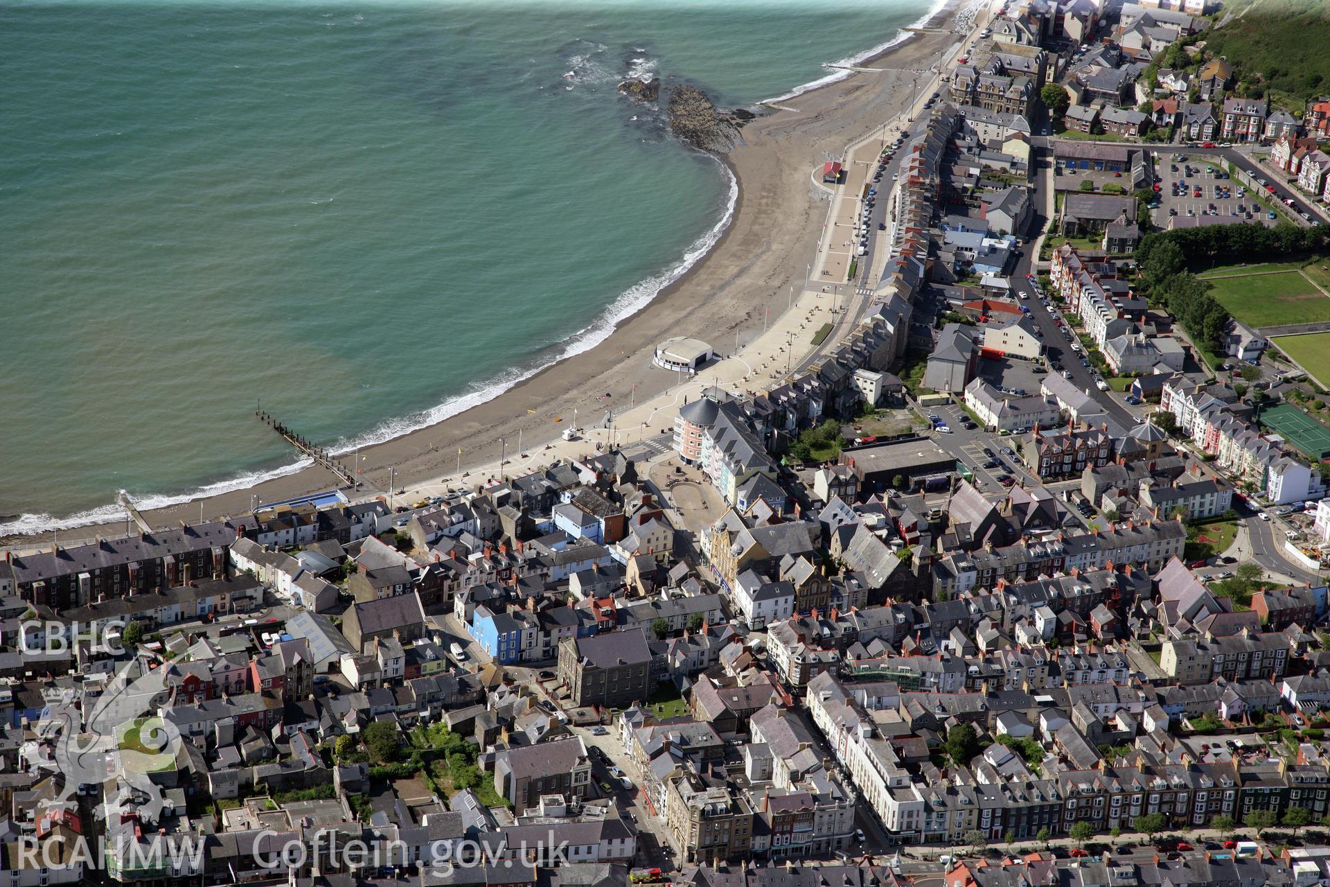 RCAHMW colour oblique photograph of The Band Stand, Aberystwyth. Taken by Toby Driver and Oliver Davies on 28/06/2011.