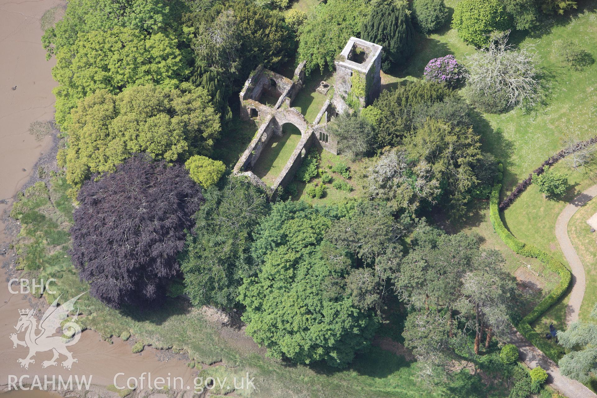 RCAHMW colour oblique photograph of St John's Church, Slebech. Taken by Toby Driver on 24/05/2011.