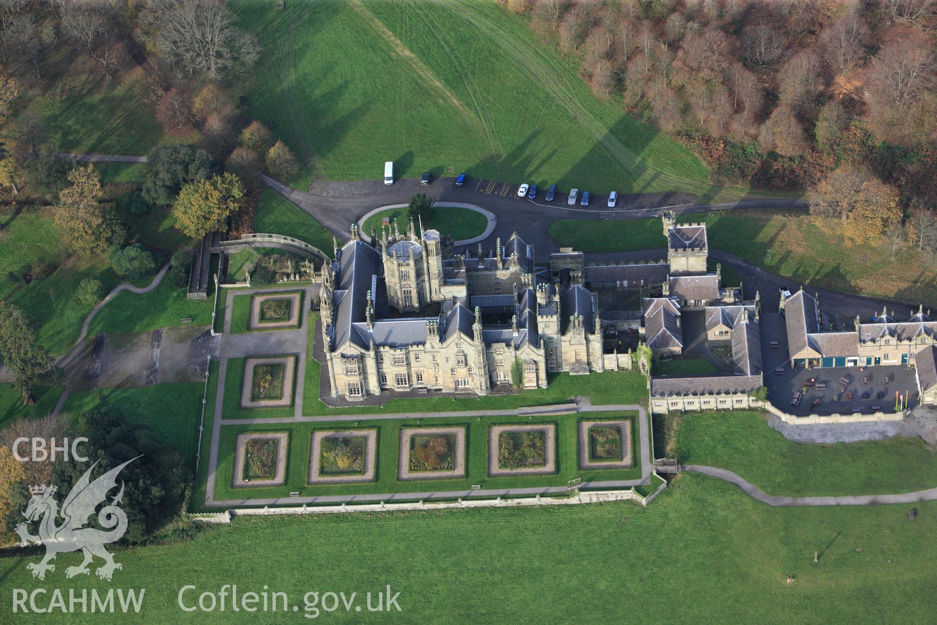 RCAHMW colour oblique photograph of Margram Castle. Taken by Toby Driver on 17/11/2011.