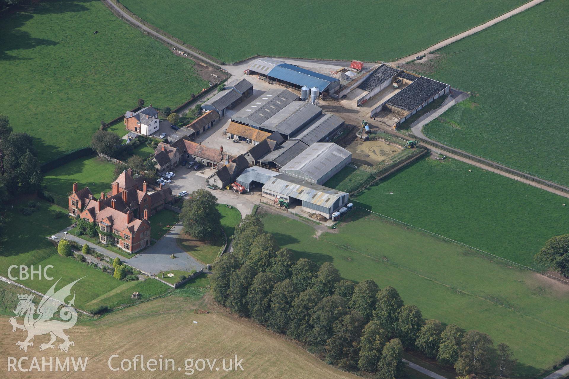 RCAHMW colour oblique photograph of Wigfair. Taken by Toby Driver on 04/10/2011.
