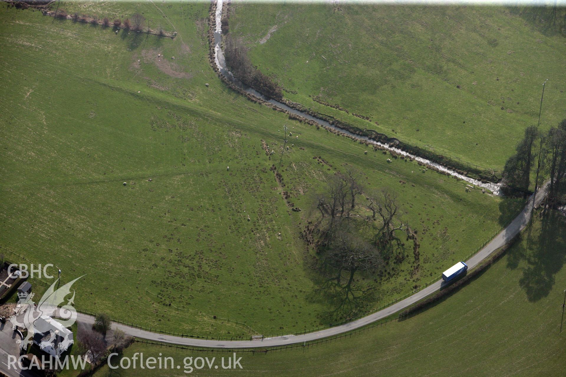 RCAHMW colour oblique photograph of Tomen Las. Taken by Toby Driver on 25/03/2011.