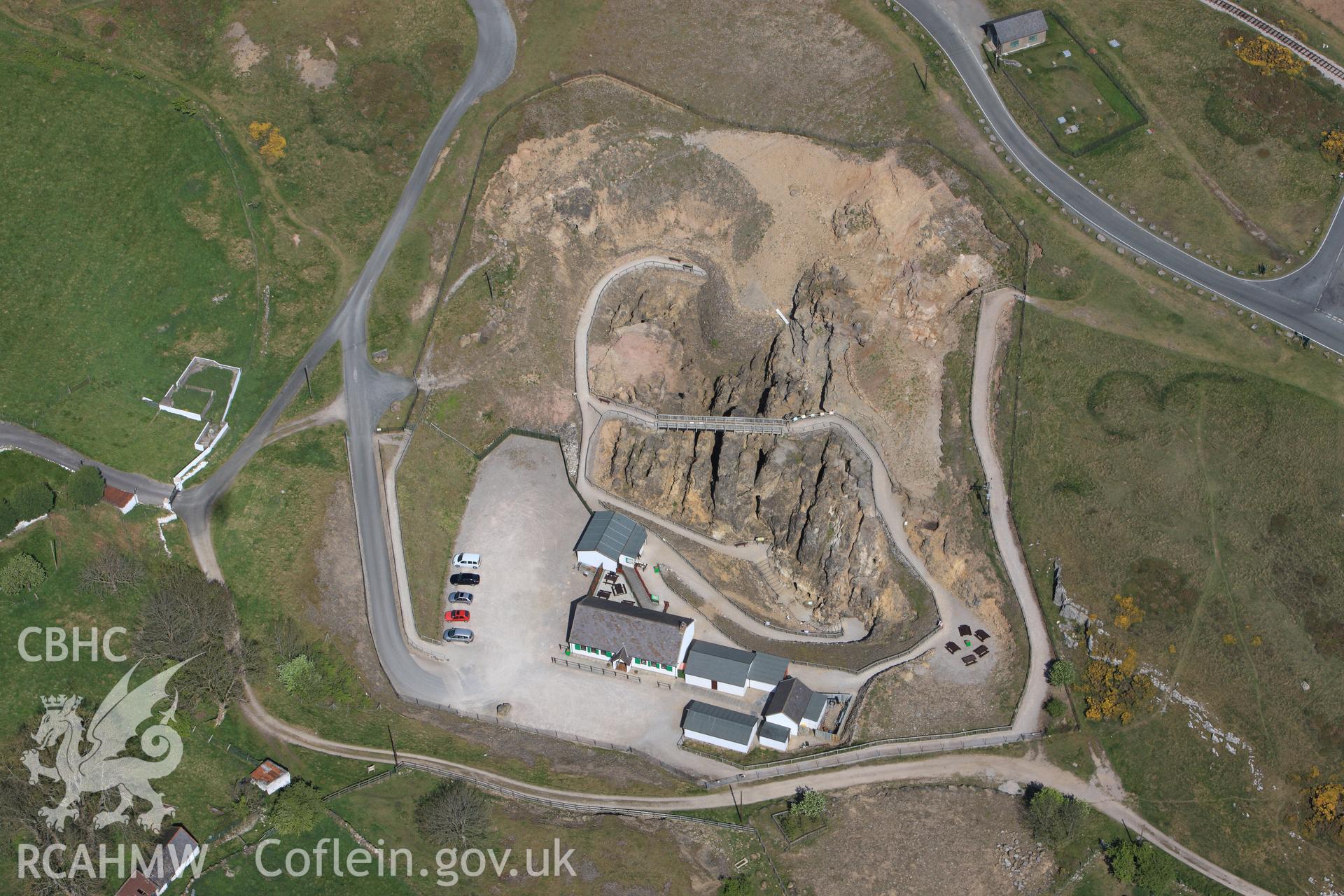 RCAHMW colour oblique photograph of Great Orme Copper Mine. Taken by Toby Driver on 03/05/2011.