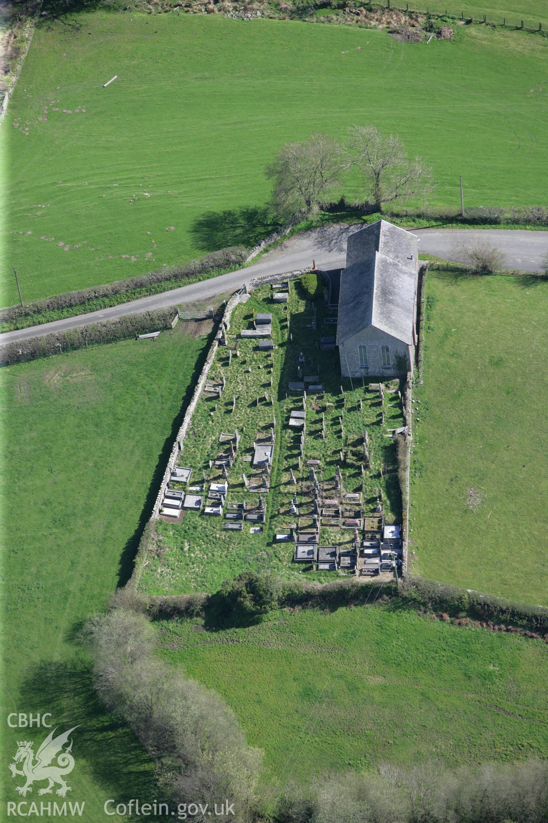 RCAHMW colour oblique photograph of Bethlehem Chapel. Taken by Toby Driver on 08/04/2011.