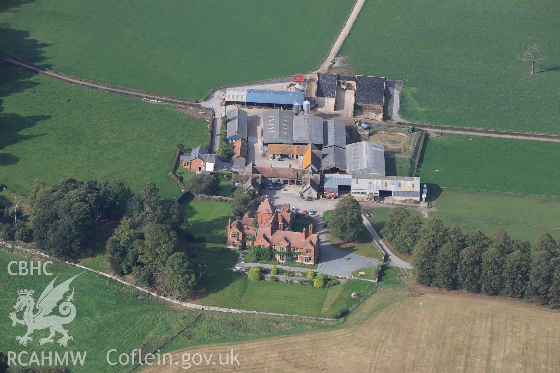 RCAHMW colour oblique photograph of Wigfair. Taken by Toby Driver on 04/10/2011.